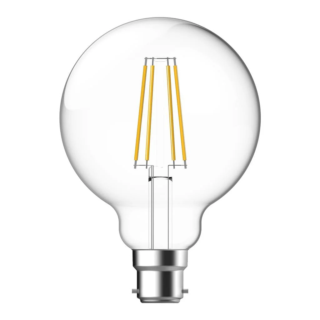 Domus G95 7.2W Dimmable Led Filament Lamp Clear/Frost 240V - B22/E27 - Image 2