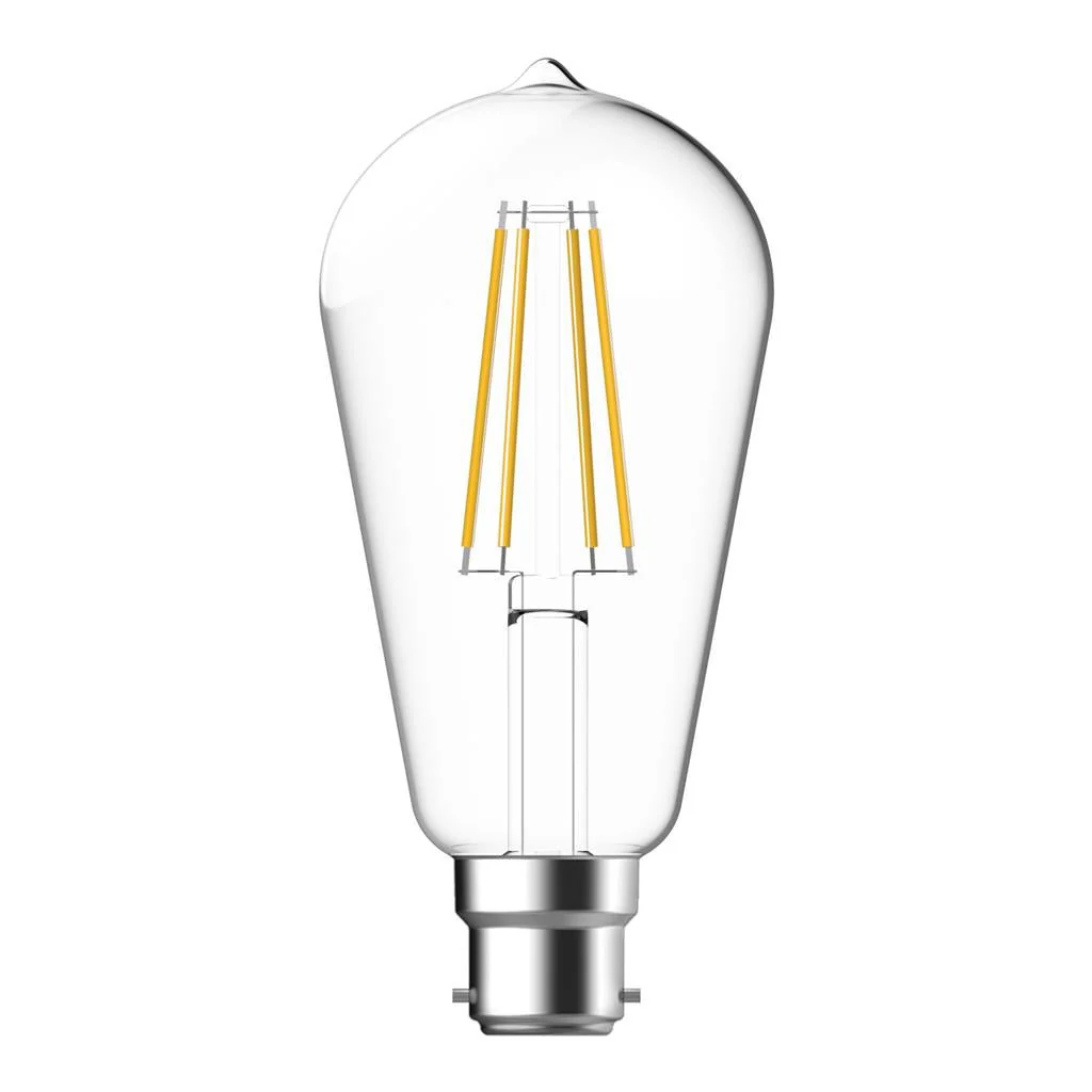 Domus PEAR 7.2W Dimmable Led Filament Lamp Clear 240V - B22/E27 - Image 2