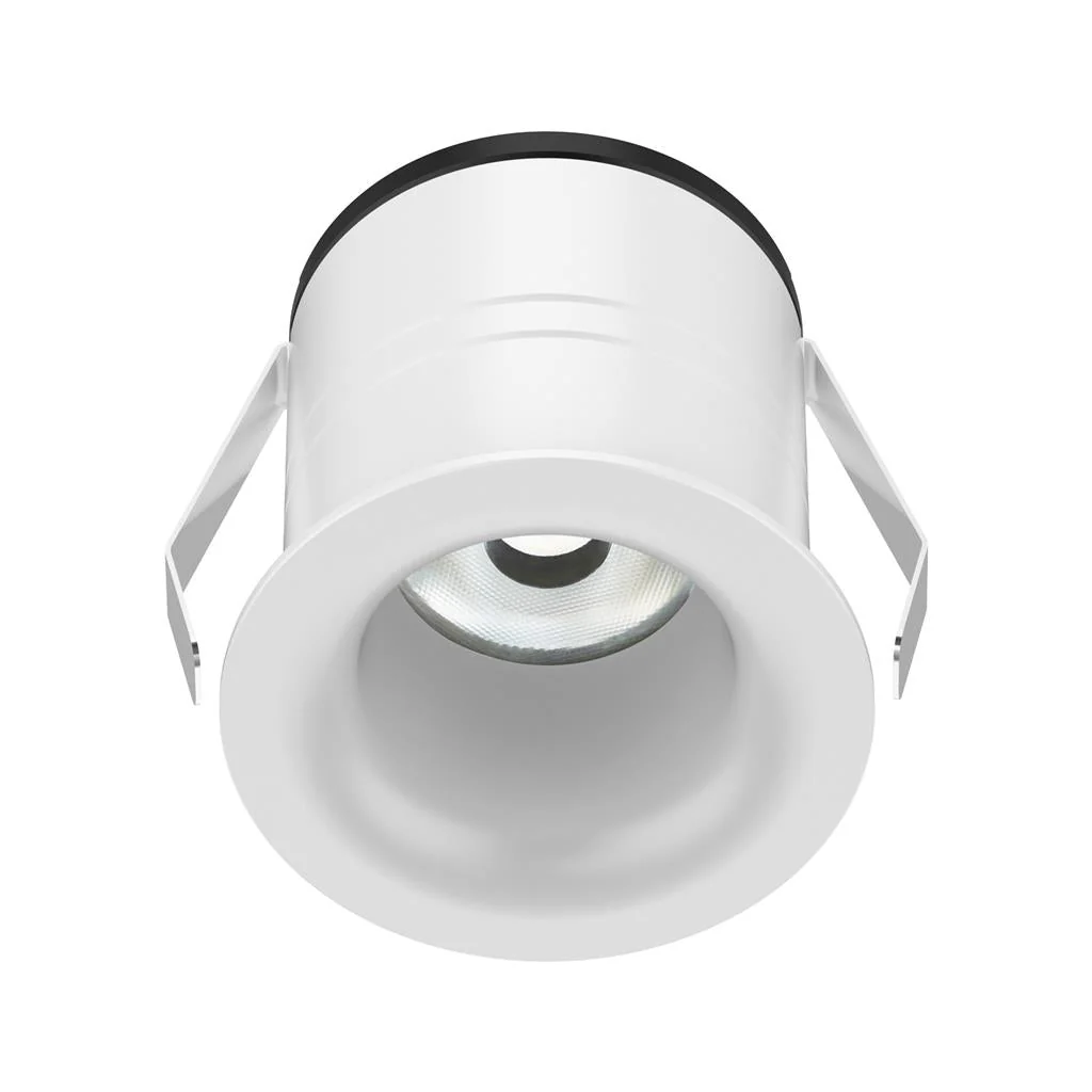 Domus Pico-7 Mini TRIO/DALI  Round 7W Dimmable Led Tricolour IP54 Downlight- Black/White - Image 3