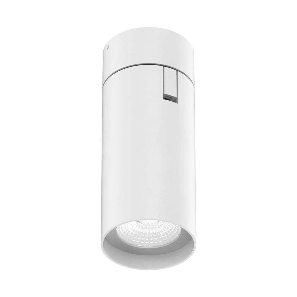 Domus PISTOL Round 15W, 25W Surface Mount Adjustable LED dimmable IP20 Downlight- Black/White - Image 6