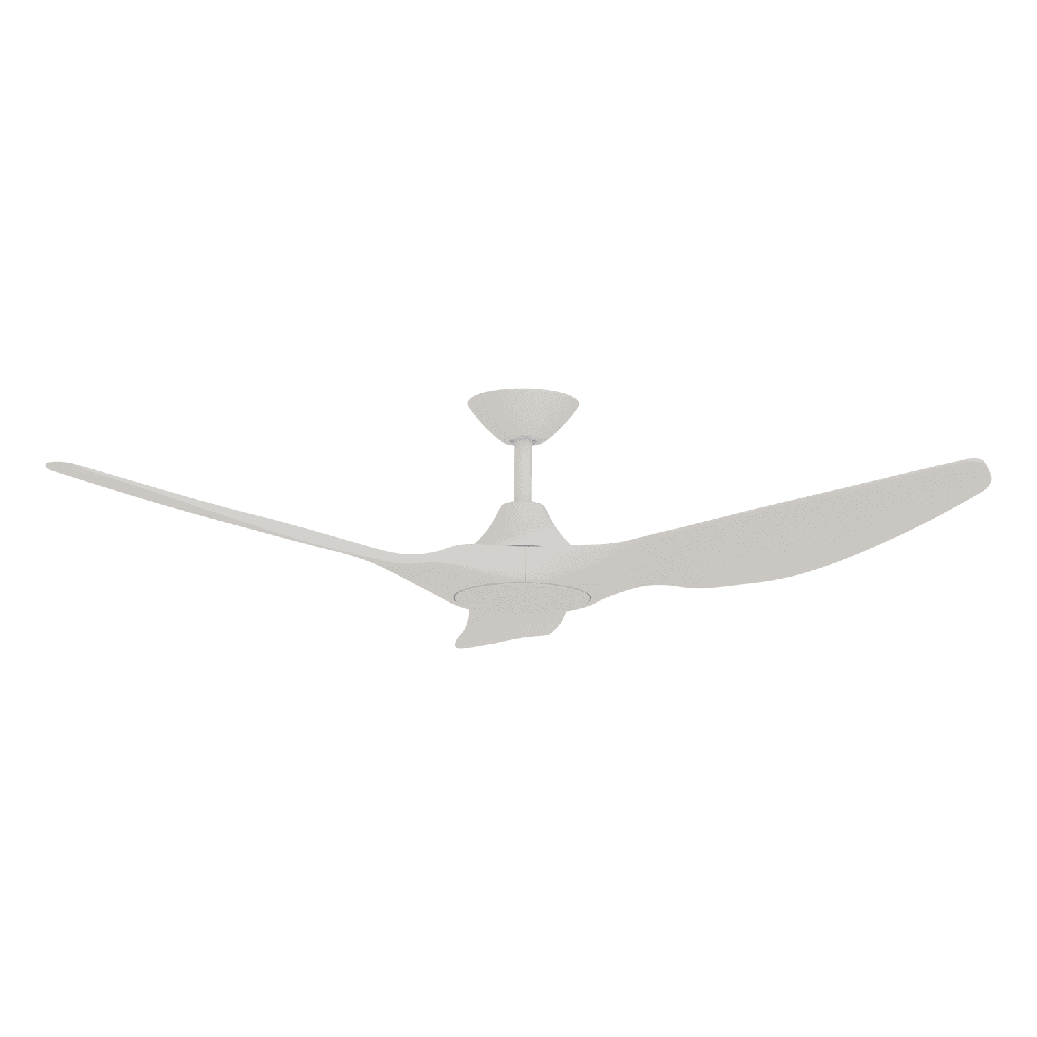 Domus Strike 60" DC Ceiling Fan with Remote | White, White Oak, Black or Black Walnut