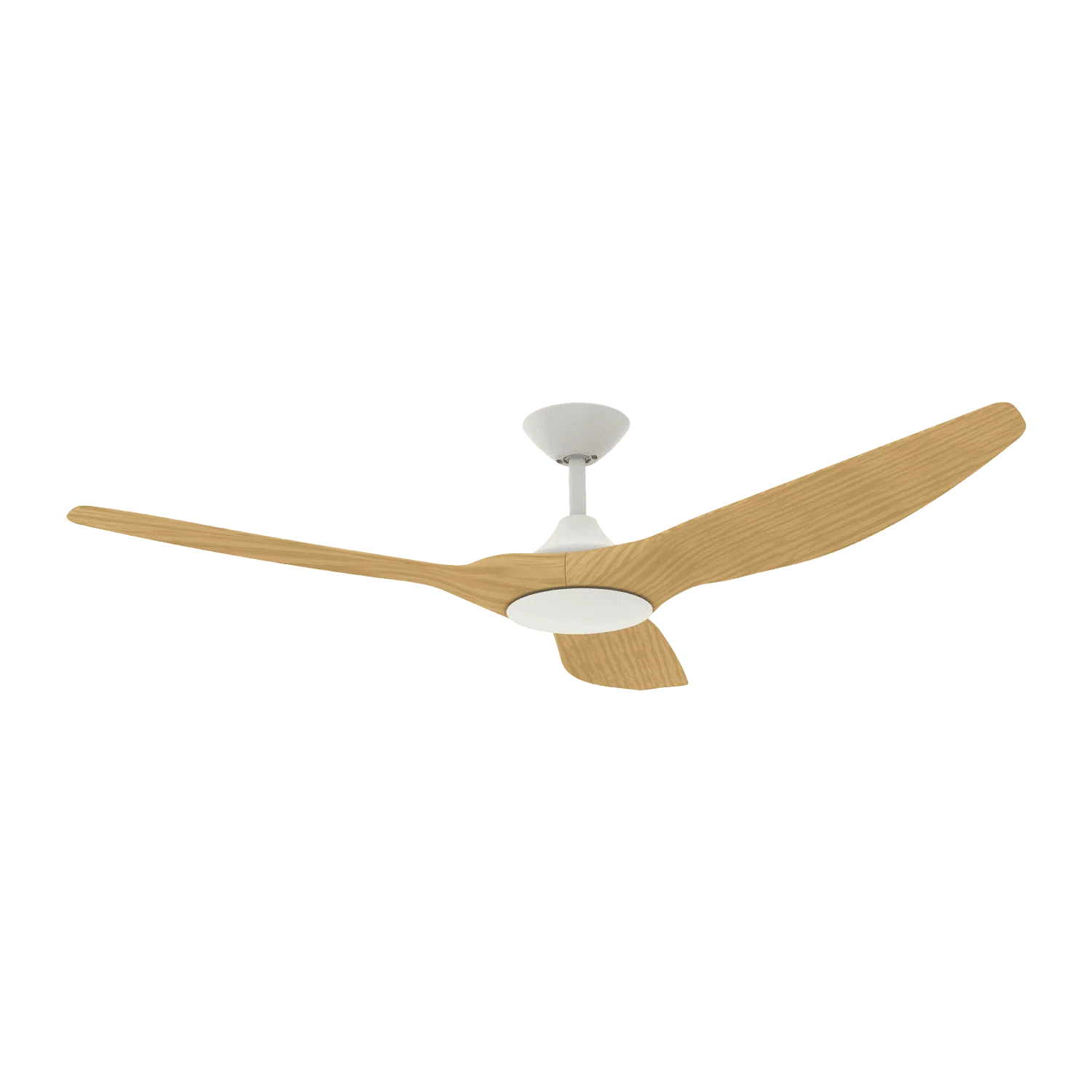 Domus Strike 60" DC Ceiling Fan with Remote | White, White Oak, Black or Black Walnut - Image 2