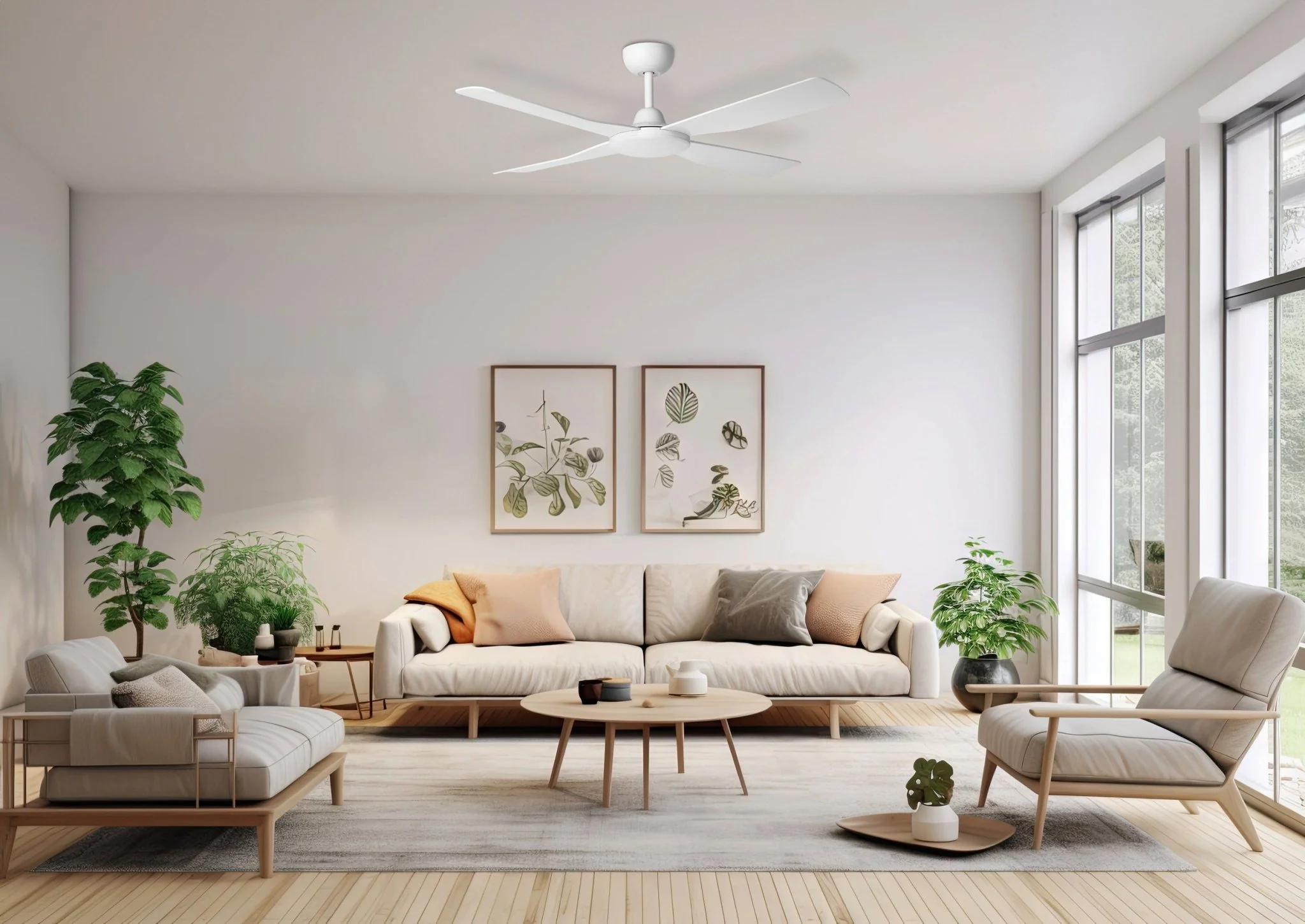 Eglo Aloha Smart DC Ceiling Fan White or Black | 48" or 52" | With light or Without light - Image 13