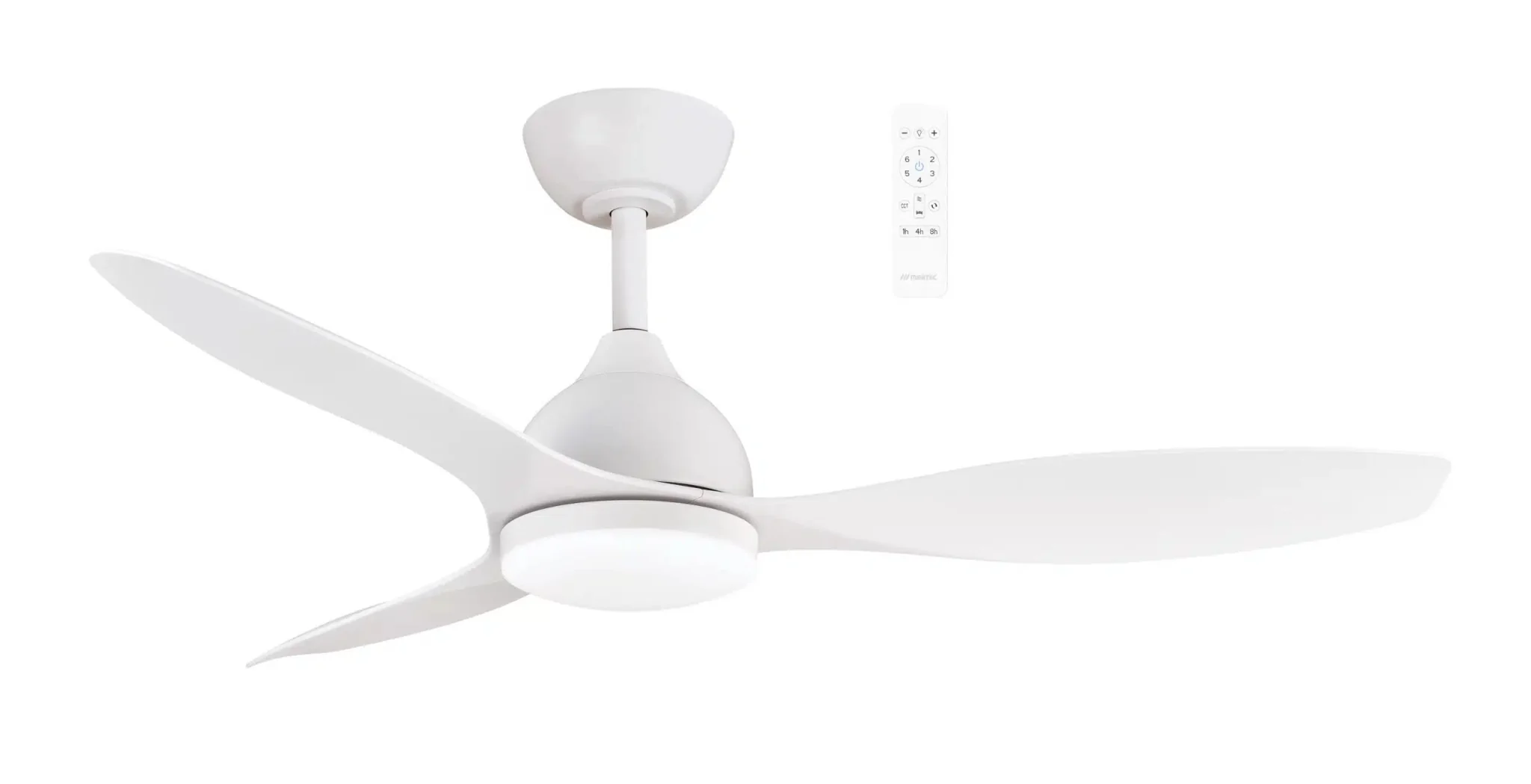 Elite DC 48″ & 52″ Smart Ceiling Fan With WIFI Remote Control + LED light - White, Black or Walnut - Image 3
