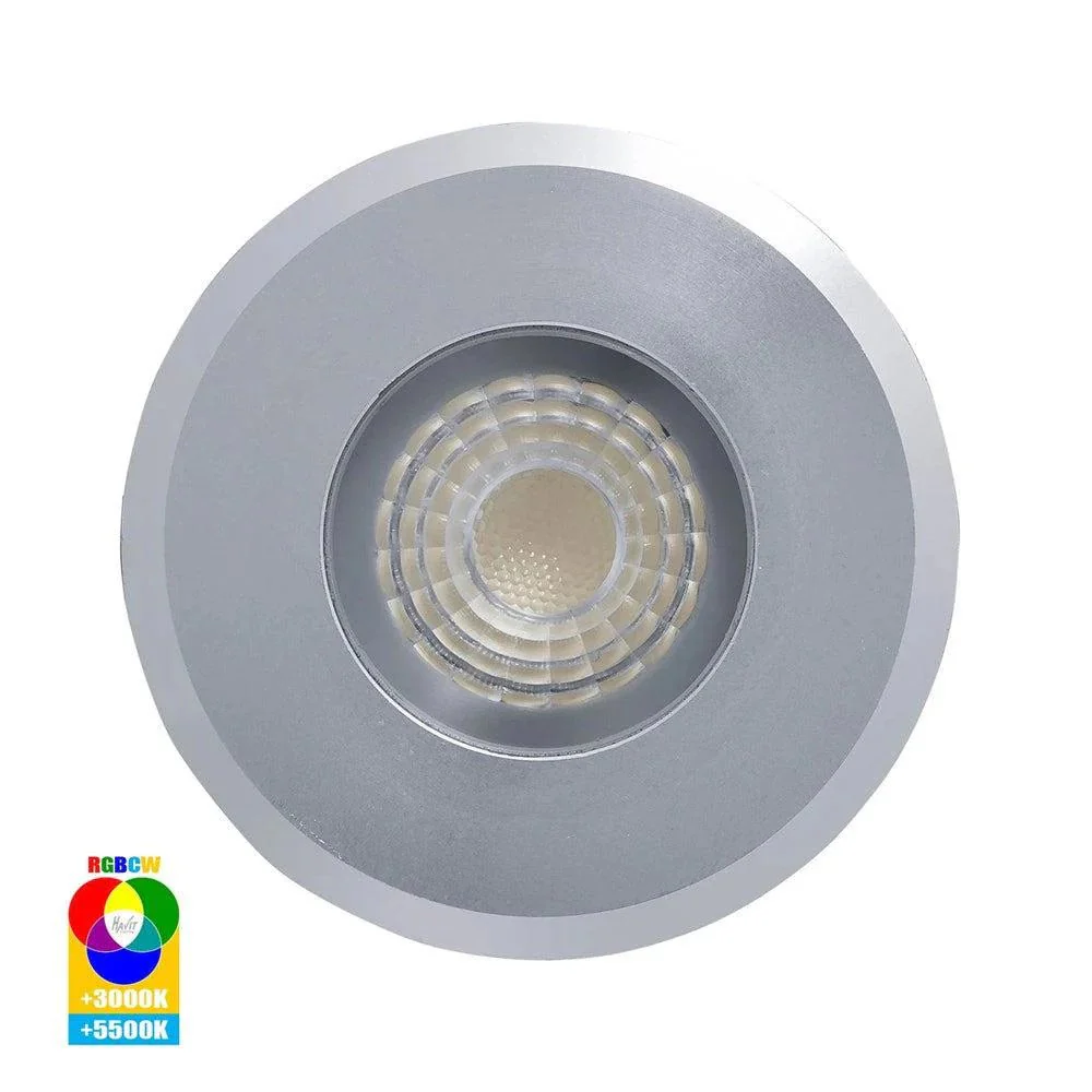 Elite LED Deck or inground Light RGBCW in Black or Silver Havit Lighting - HV2882RGBCW - Image 3