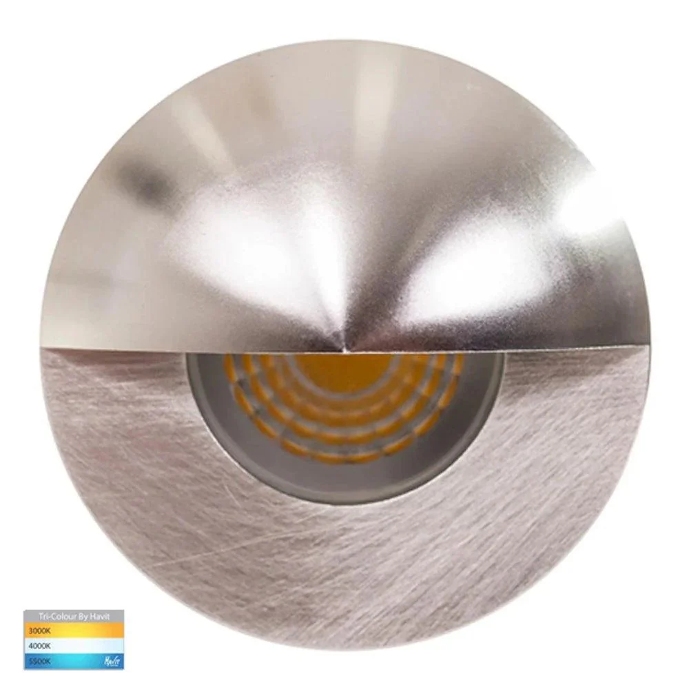 Elite Mini LED Step Light with Eyelid CCT 3w in Black/Silver Havit Lighting - HV2883T - Image 7