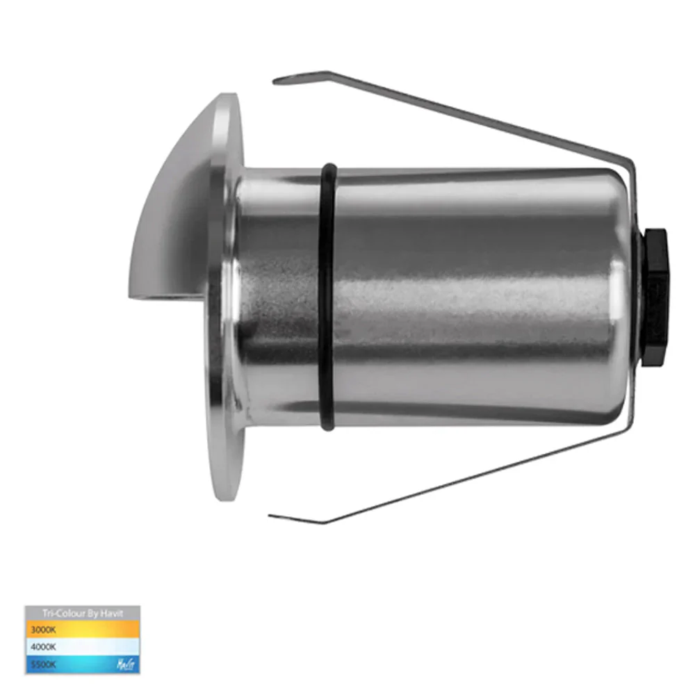 Elite Mini LED Step Light with Eyelid CCT 5w in Black/Silver Havit Lighting - HV2884T - Image 7