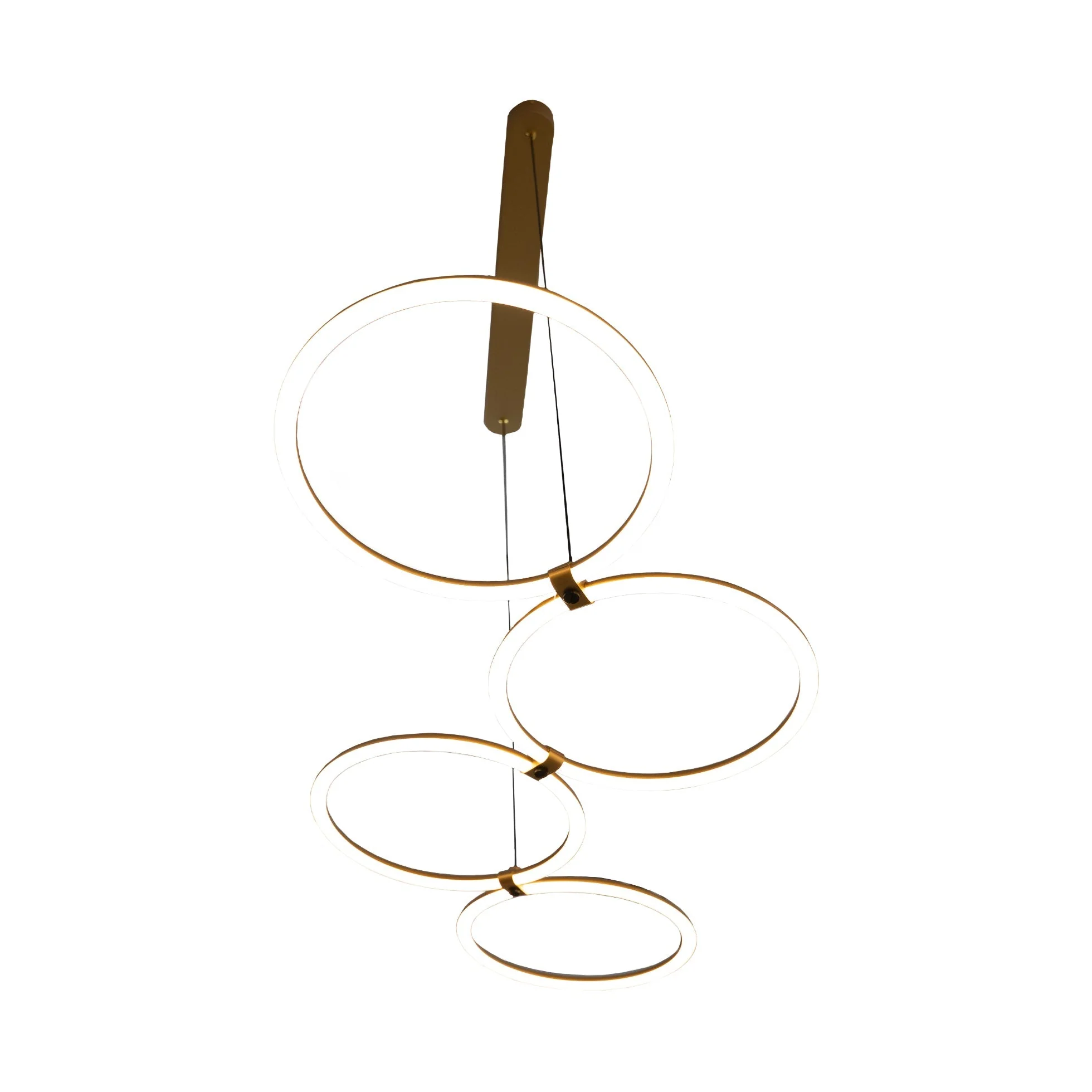 Elta Pendant Light in Matt Black or Gold | Lighting Creations - Image 7