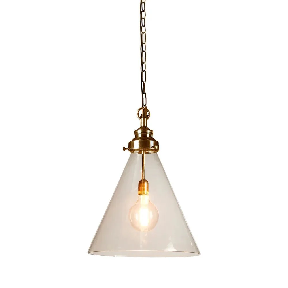 Emac Lawton GADSDEN CEILING PENDANT MEDIUM BRASS