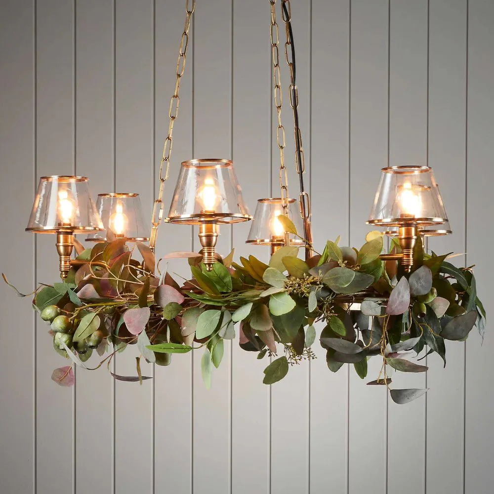 Emac Lawton SIENNA CHANDELIER ANTIQUE BRASS - Image 3