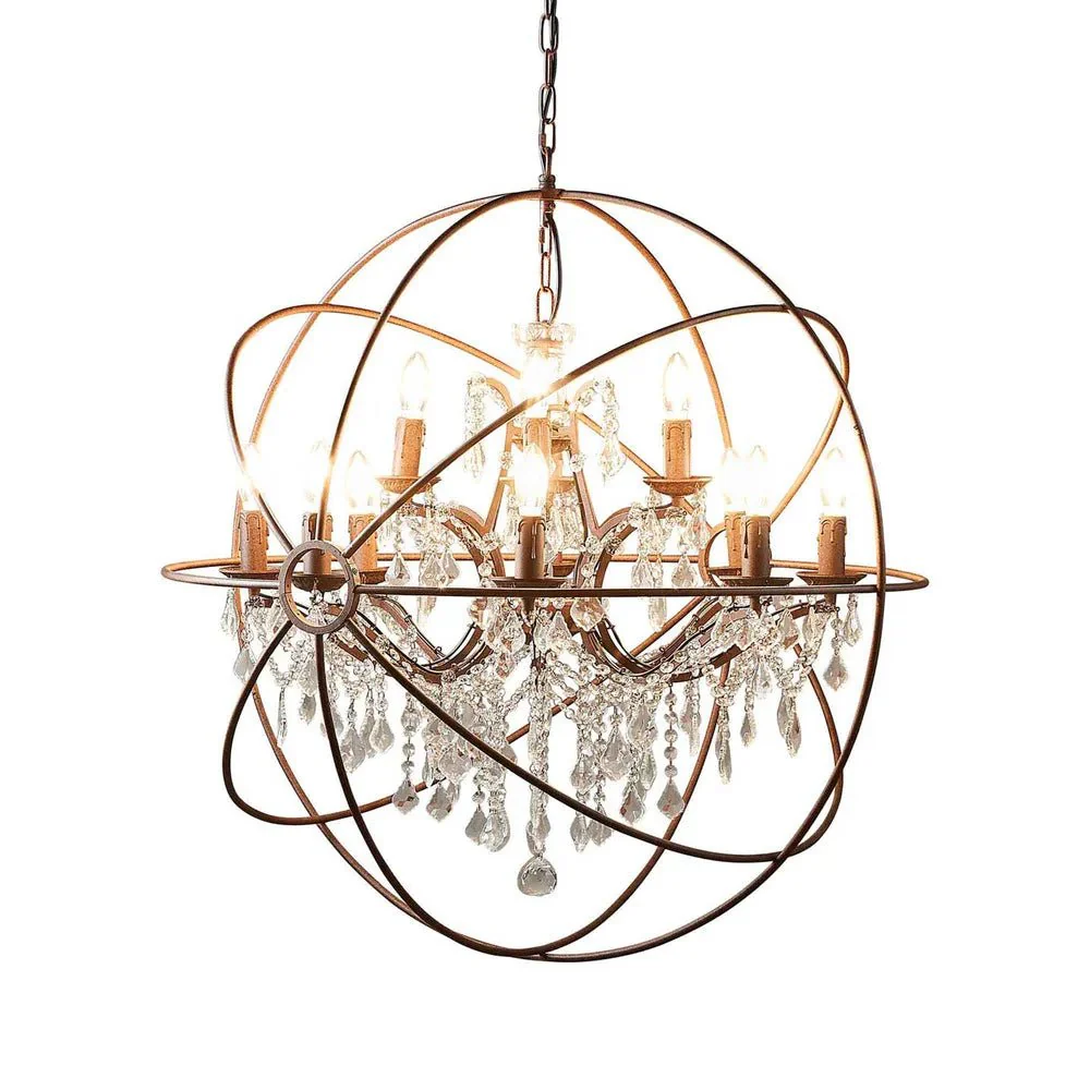 Emac Lawton SUNDANCE CHANDELIER LARGE RUST