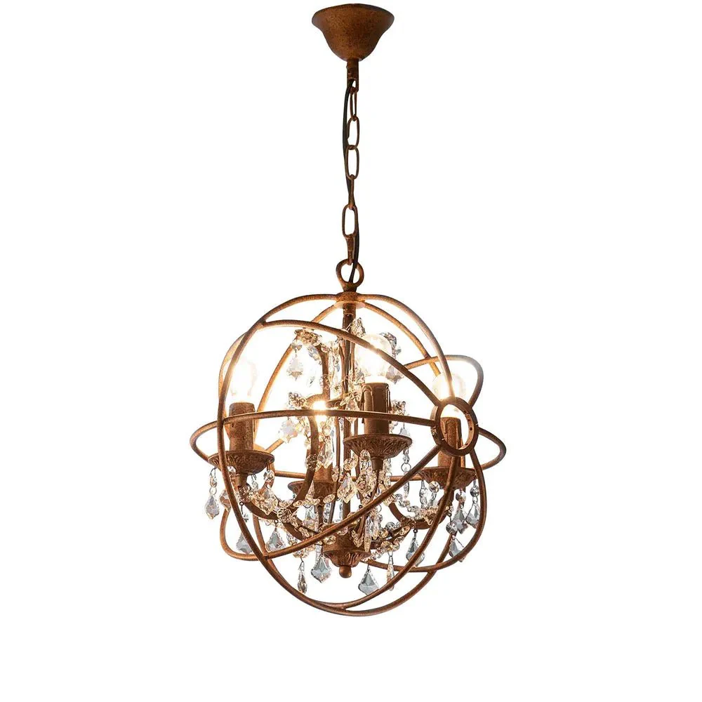 Emac Lawton SUNDANCE CHANDELIER SMALL RUST