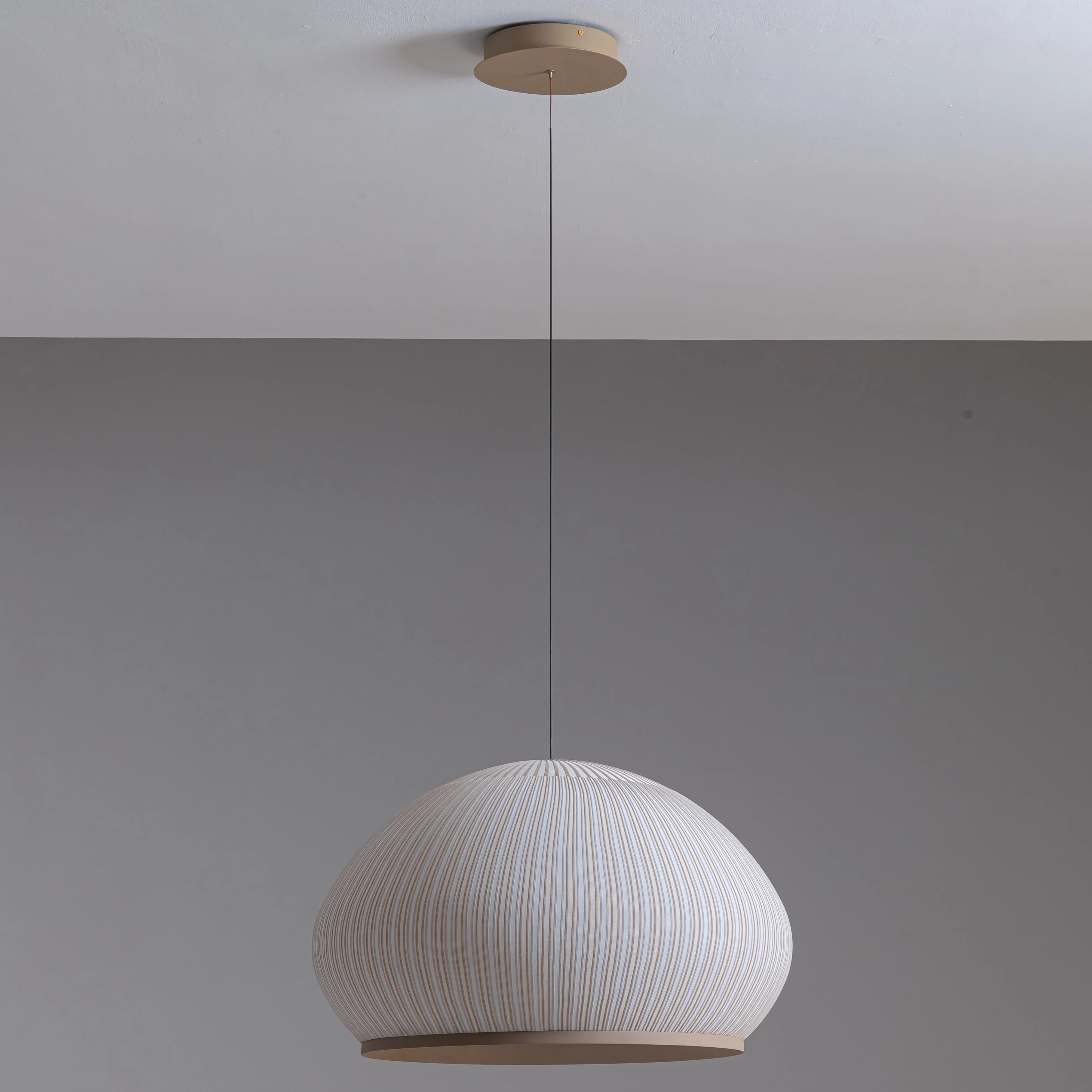 Emmeline Hand Knit Pendant Light Sand Yellow - Image 3