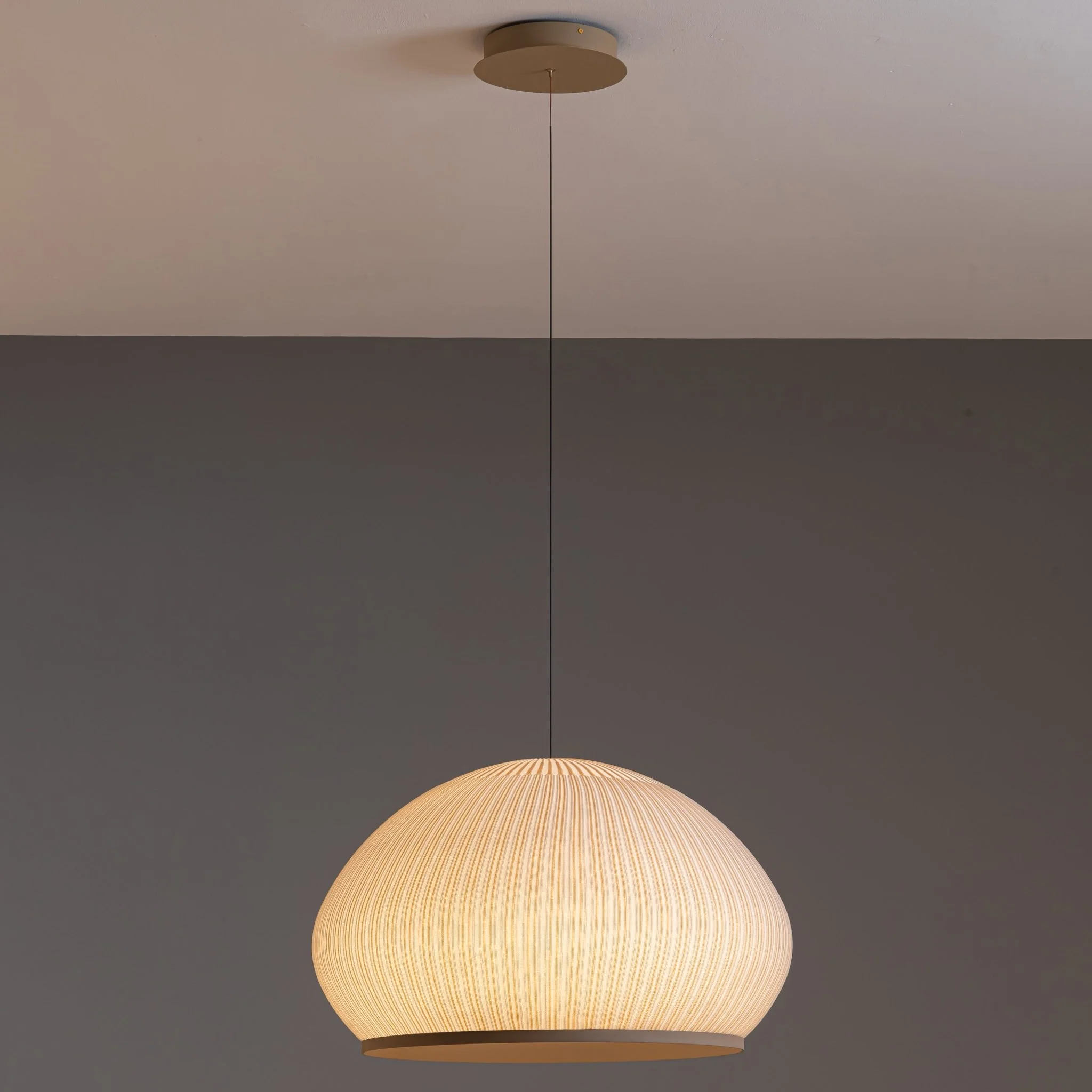 Emmeline Hand Knit Pendant Light Sand Yellow - Image 5