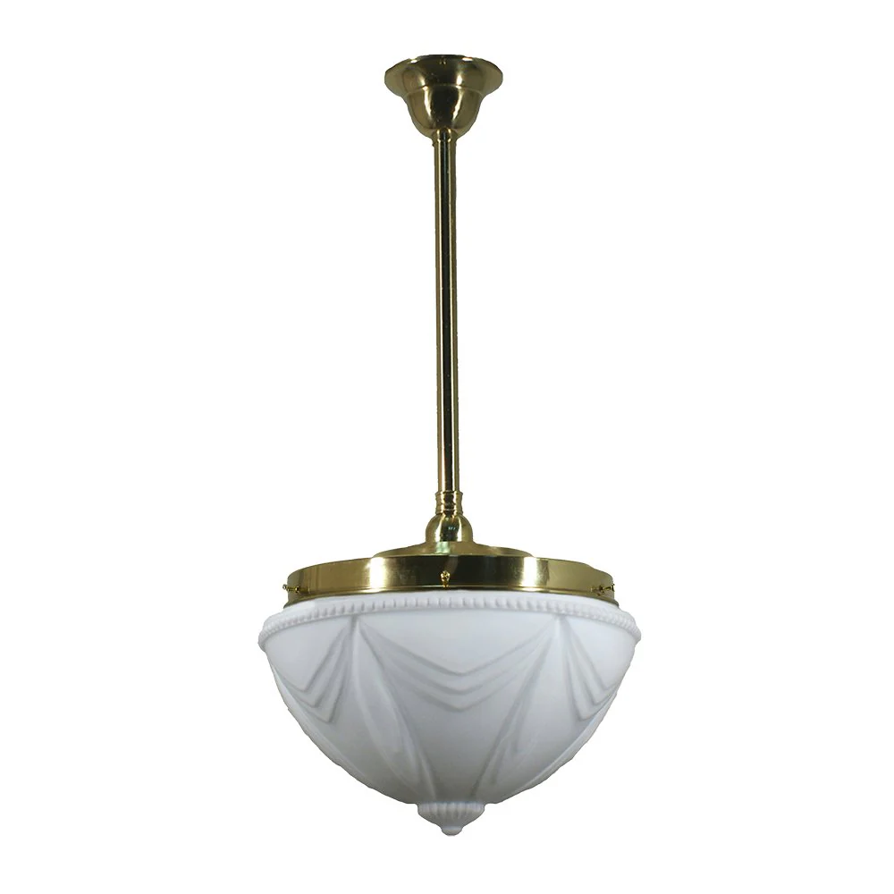 EMPIRE 14" 1 Light ROD Pendant Light - Black/Chrome/Polished Brass - Image 3