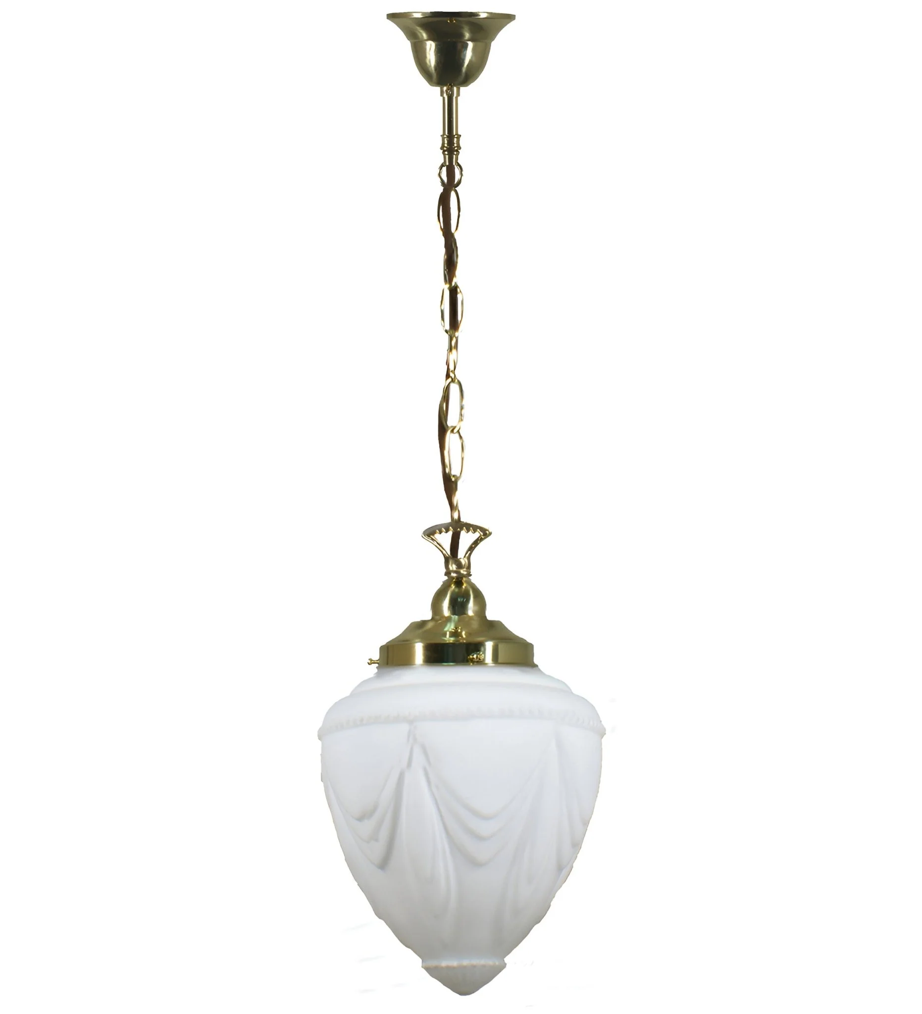EMPIRE 8" 1 Light CHAIN Pendant Light - Black/Chrome/Polished Brass - Image 3