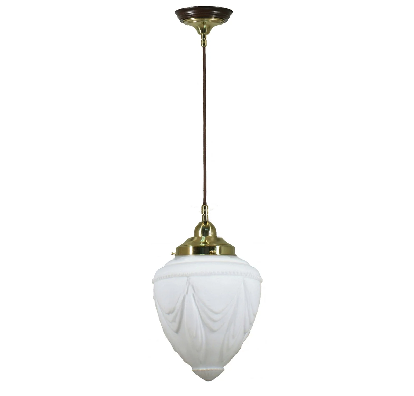 EMPIRE 8" 1 Light Cord Pendant Light - Black/Chrome/Polished Brass - Image 5