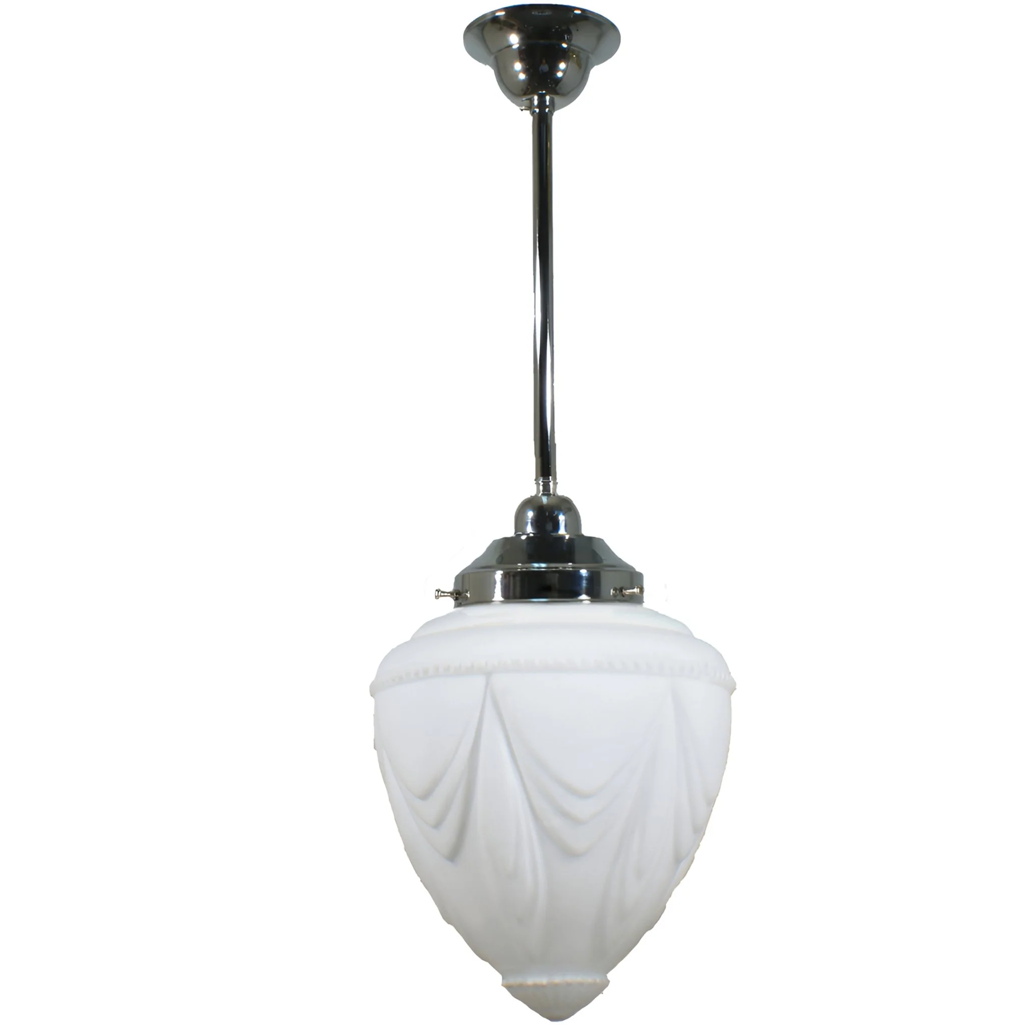 EMPIRE 8" 1 Light ROD Pendant Light - Black/Chrome/Polished Brass - Image 3