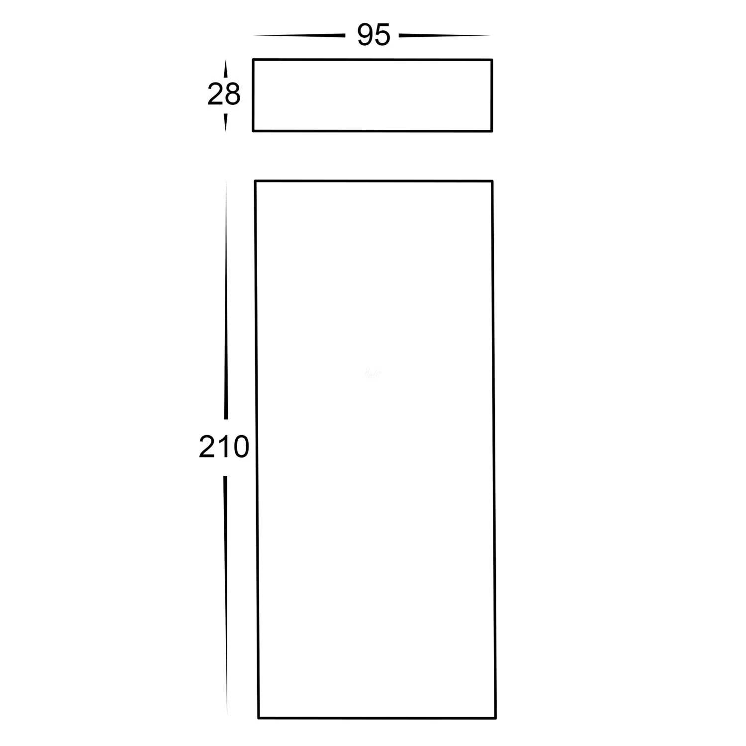 Essil Up & Down LED Wall Light in Black or White (12v or 240v) Havit Lighting - HV3649T - Image 10
