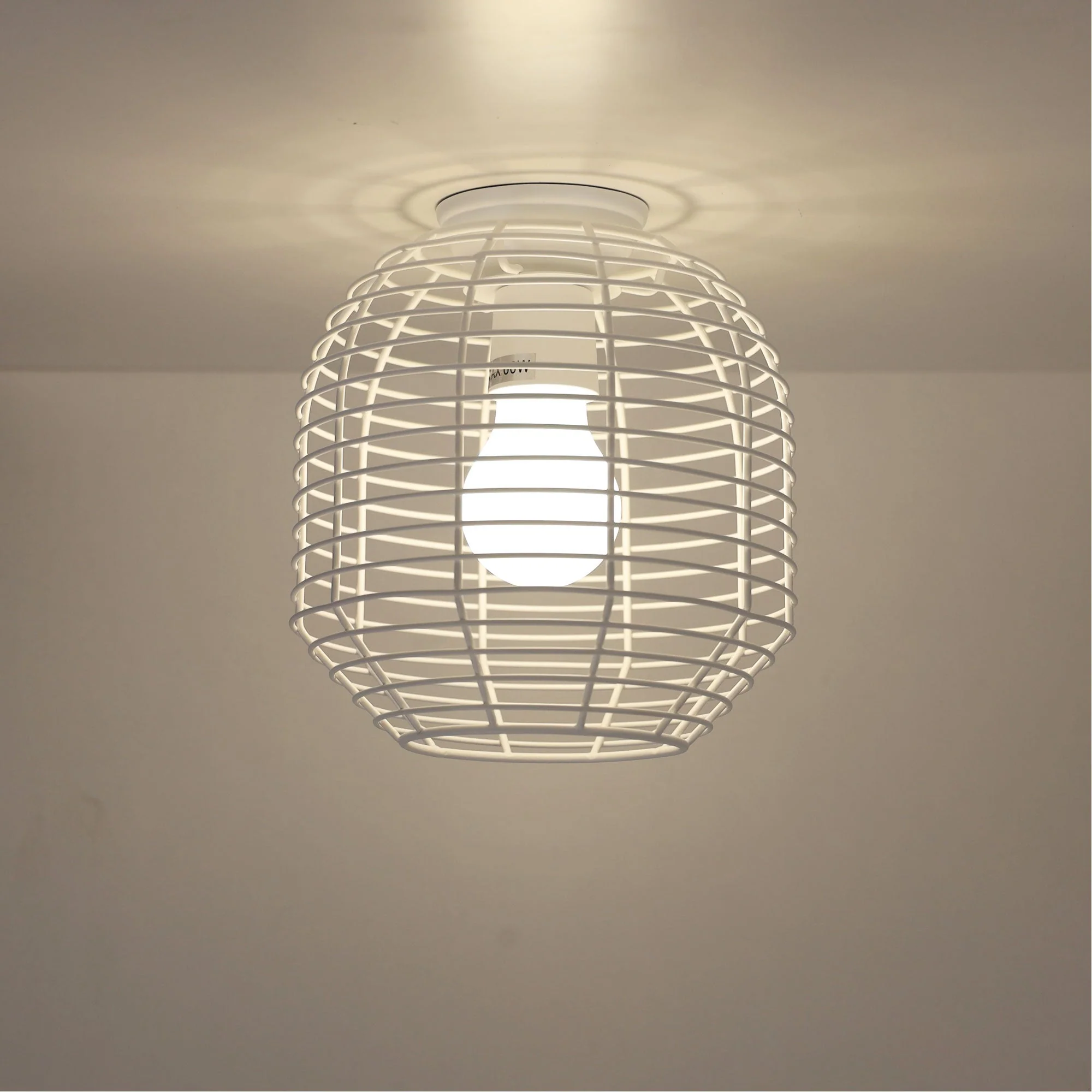 Eve.18 White Mesh DIY Shade B22 - OL2543WH - Image 2