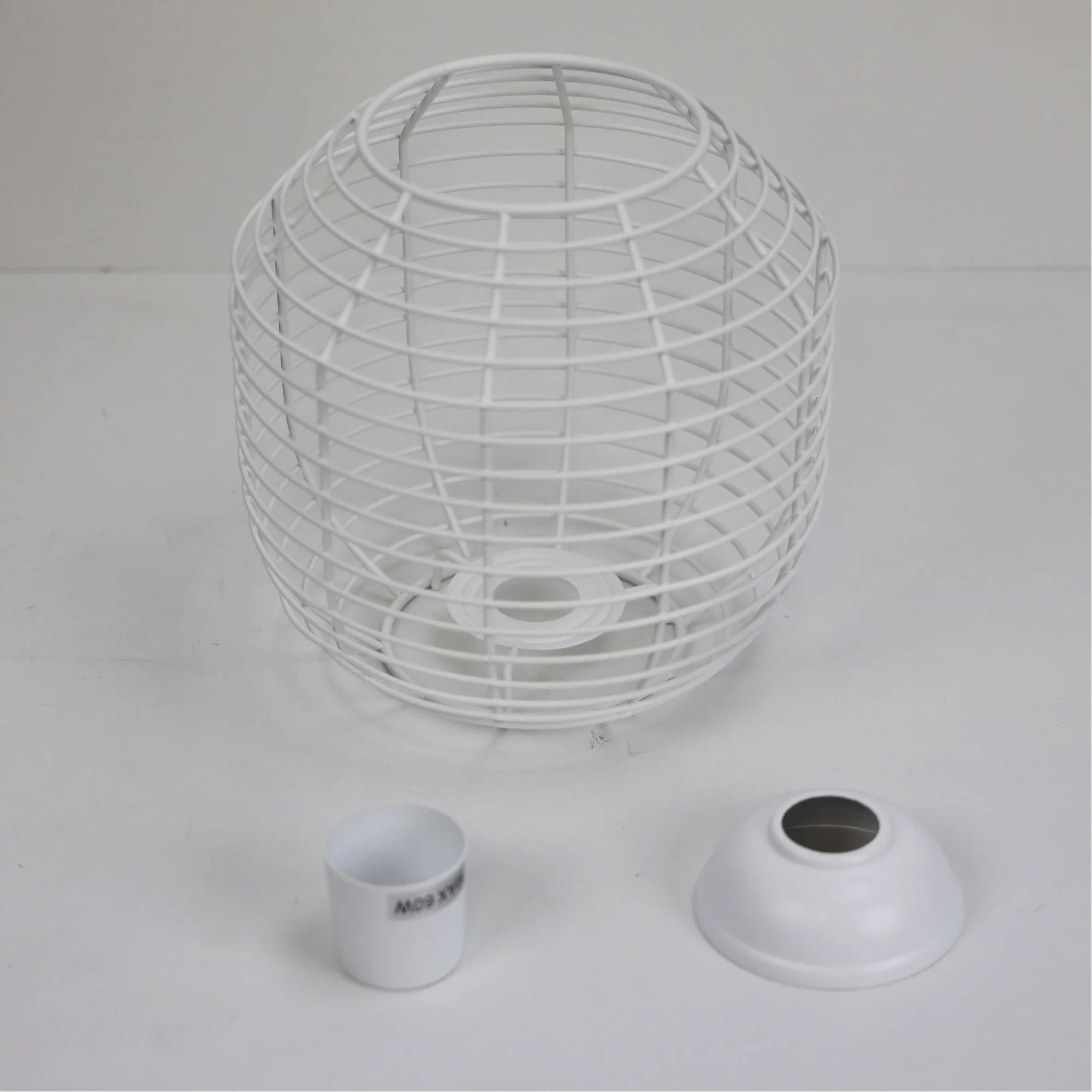Eve.18 White Mesh DIY Shade B22 - OL2543WH - Image 3