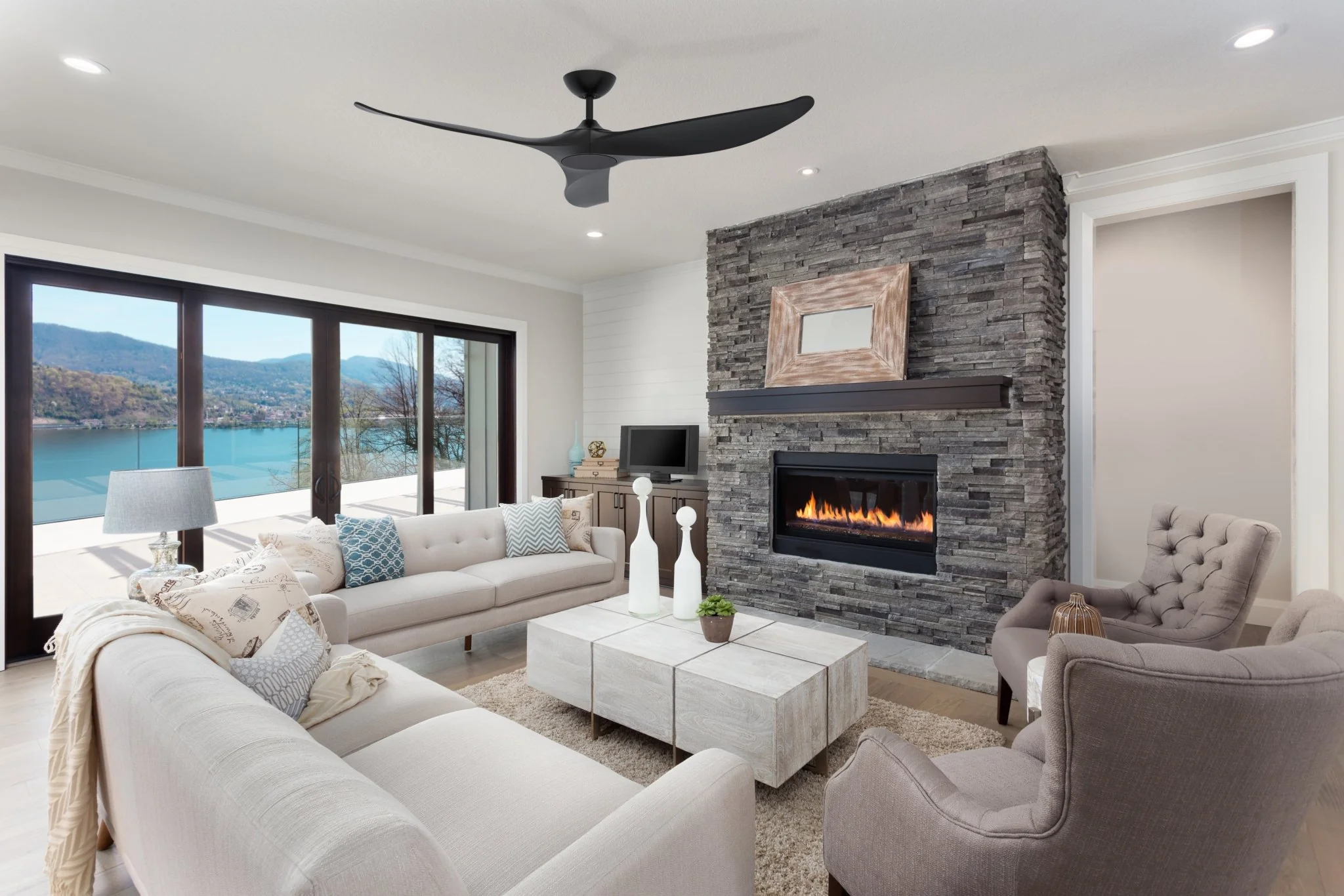 Evolve DC Ceiling Fan by Hunter Pacific – White, Black or Koa Blades 52" - Image 10