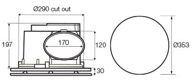 Fantech Rapid Response 250 - Ceiling Exhaust Fan with Grille IPX4 - Round or Square - Image 5