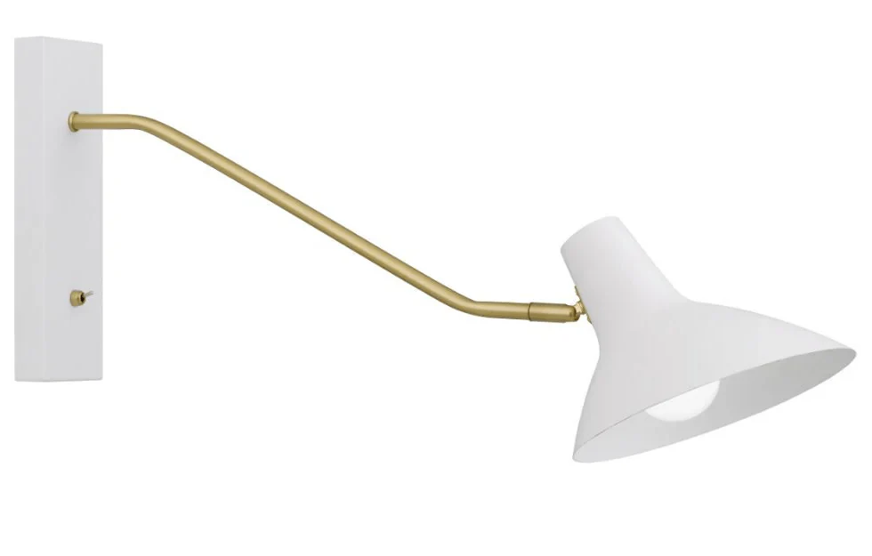 Farbon Long Indoor Wall Light in Black or White - Image 5