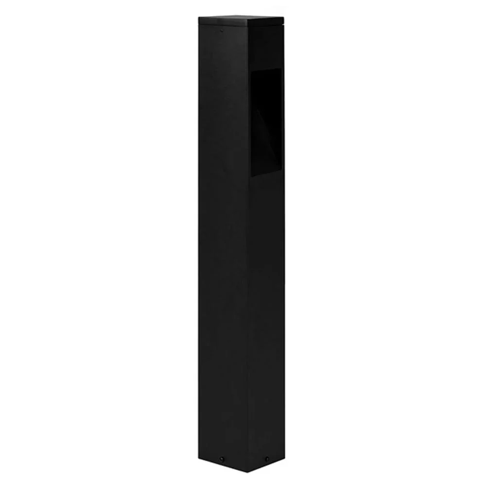 Fedor Square LED Bollard Light Large CCT in Aluminium Black Havit Lighting - HV1631T-BLK-SQ - Image 2