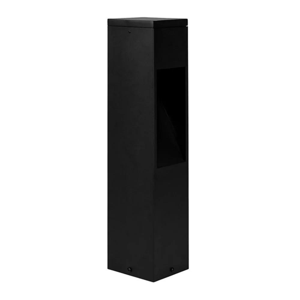 Fedor Square LED Bollard Light Small CCT in Aluminium Black Havit Lighting - HV1630T-BLK-SQ - Image 3