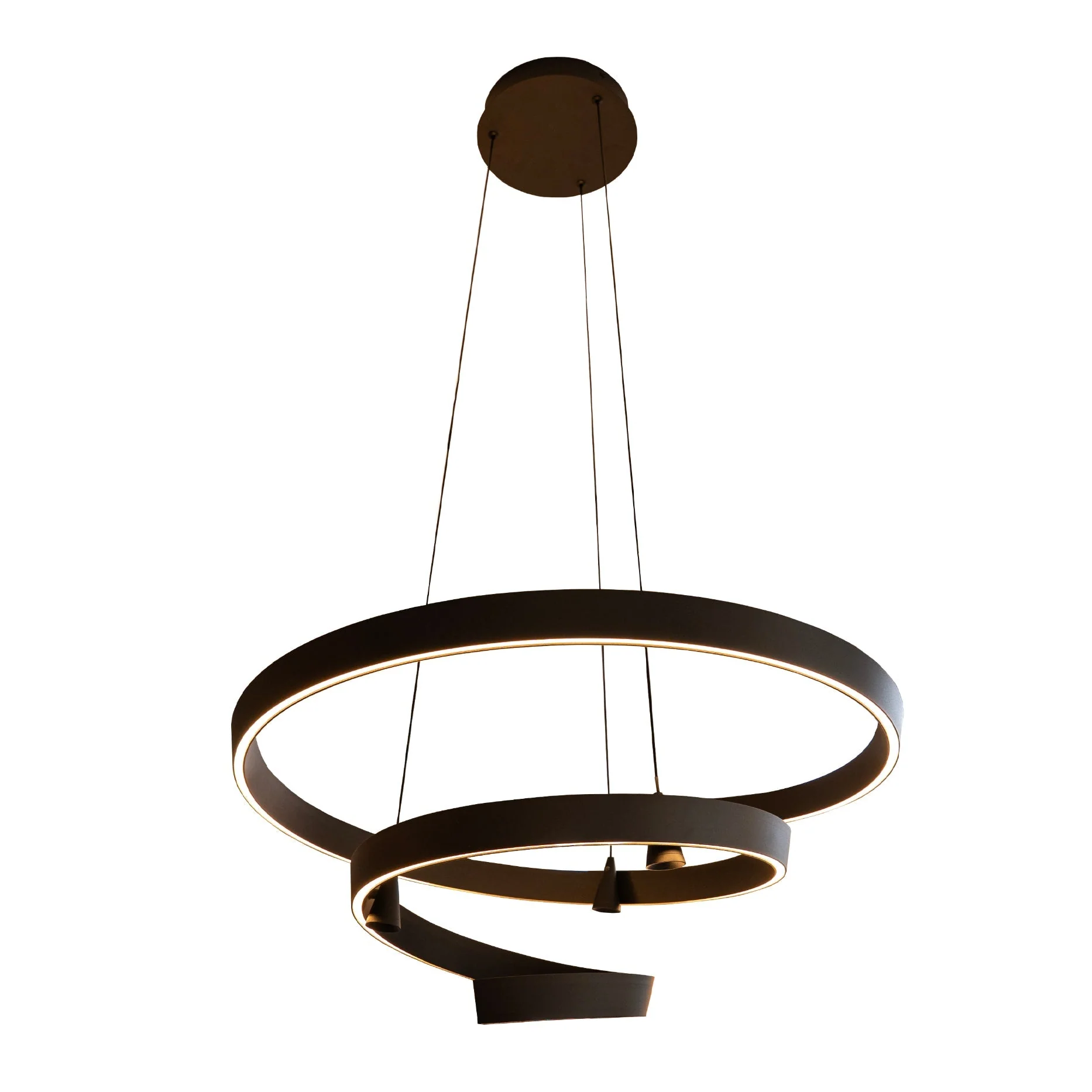 Fira Pendant Light in Sand Black or Sand Gold | Lighting Creations