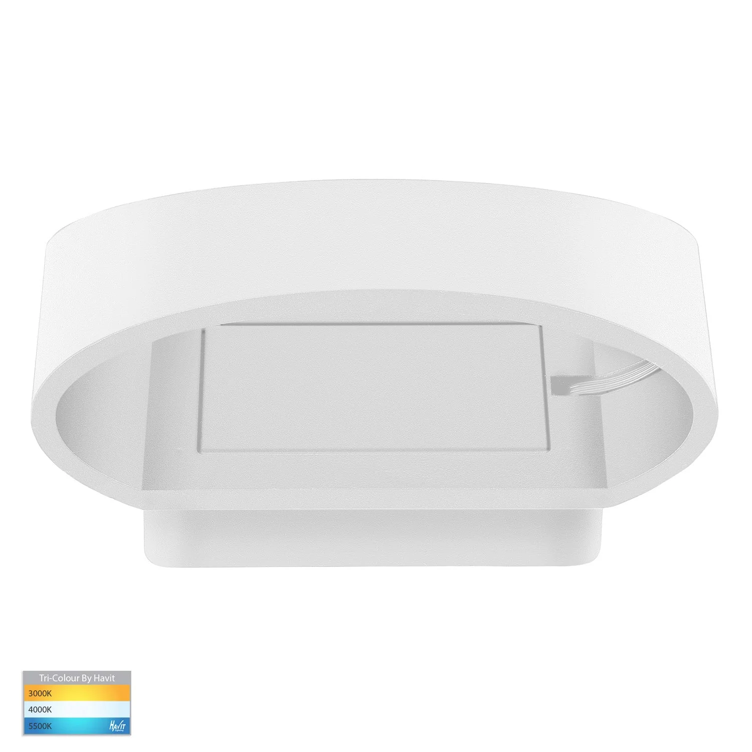 Luxe Up & Down LED Wall Light TRI Colour 9w in Black/White Havit Lighting - HV3661T - Image 2