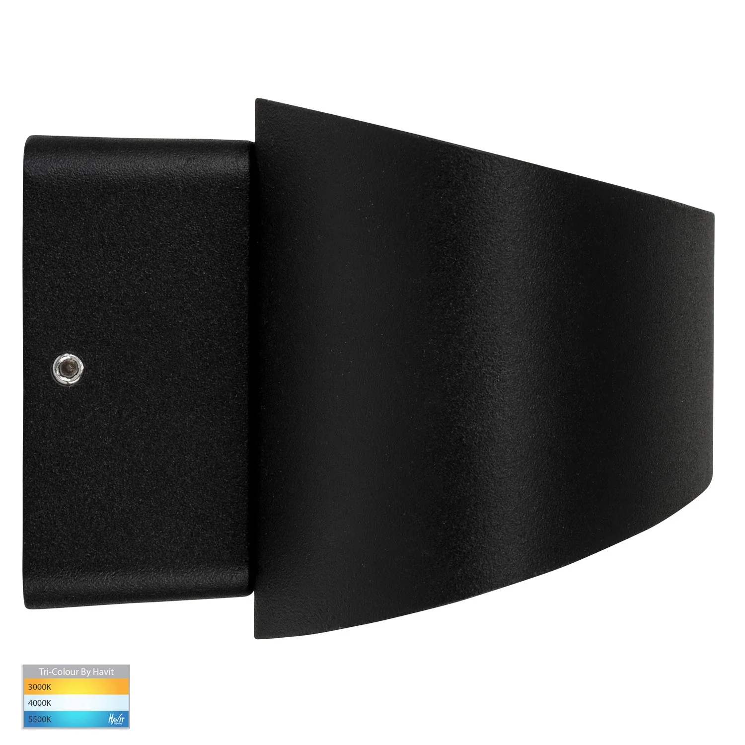 Luxe Up & Down LED Wall Light TRI Colour 9w in Black/White Havit Lighting - HV3661T - Image 7