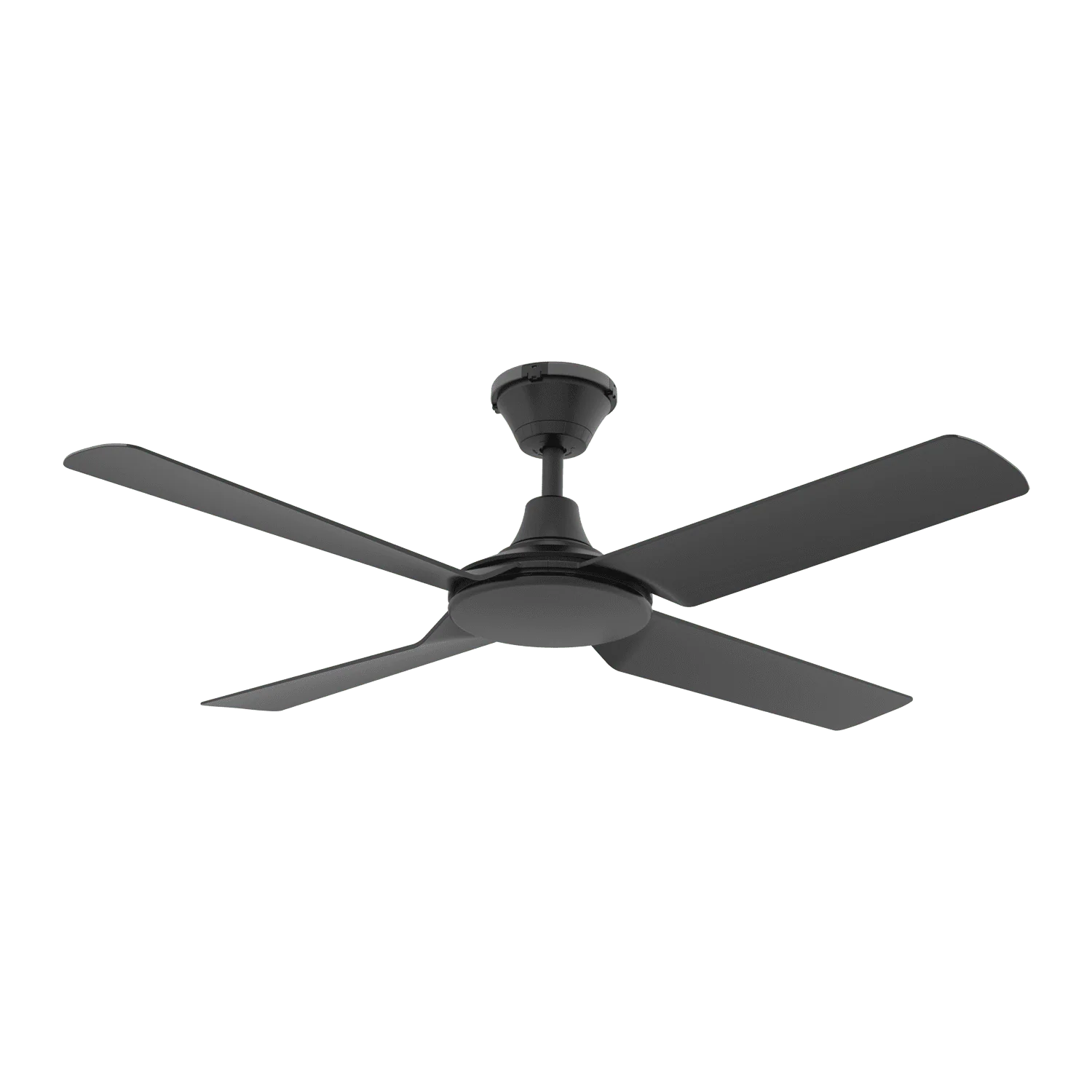 FRESCO 52" DC 4 Blade Ceiling Fan | White or Black | With Light or Without Light
