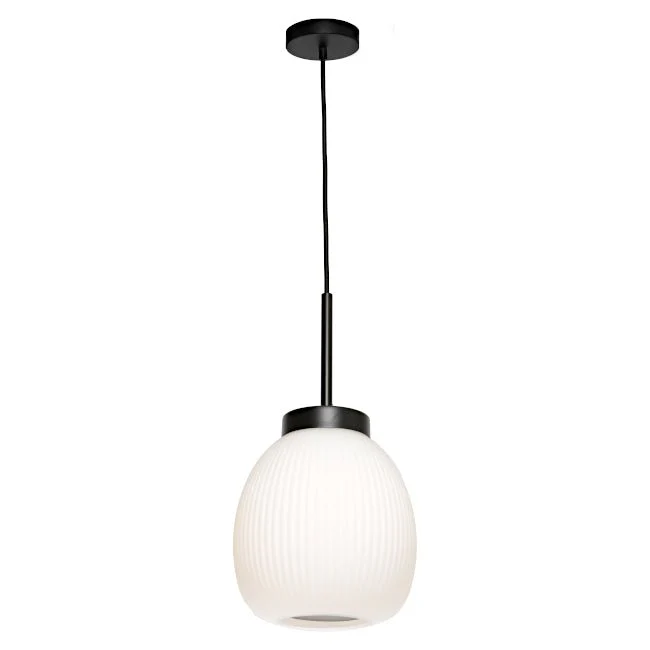 Garman 1 Light Pendant Black or Gold