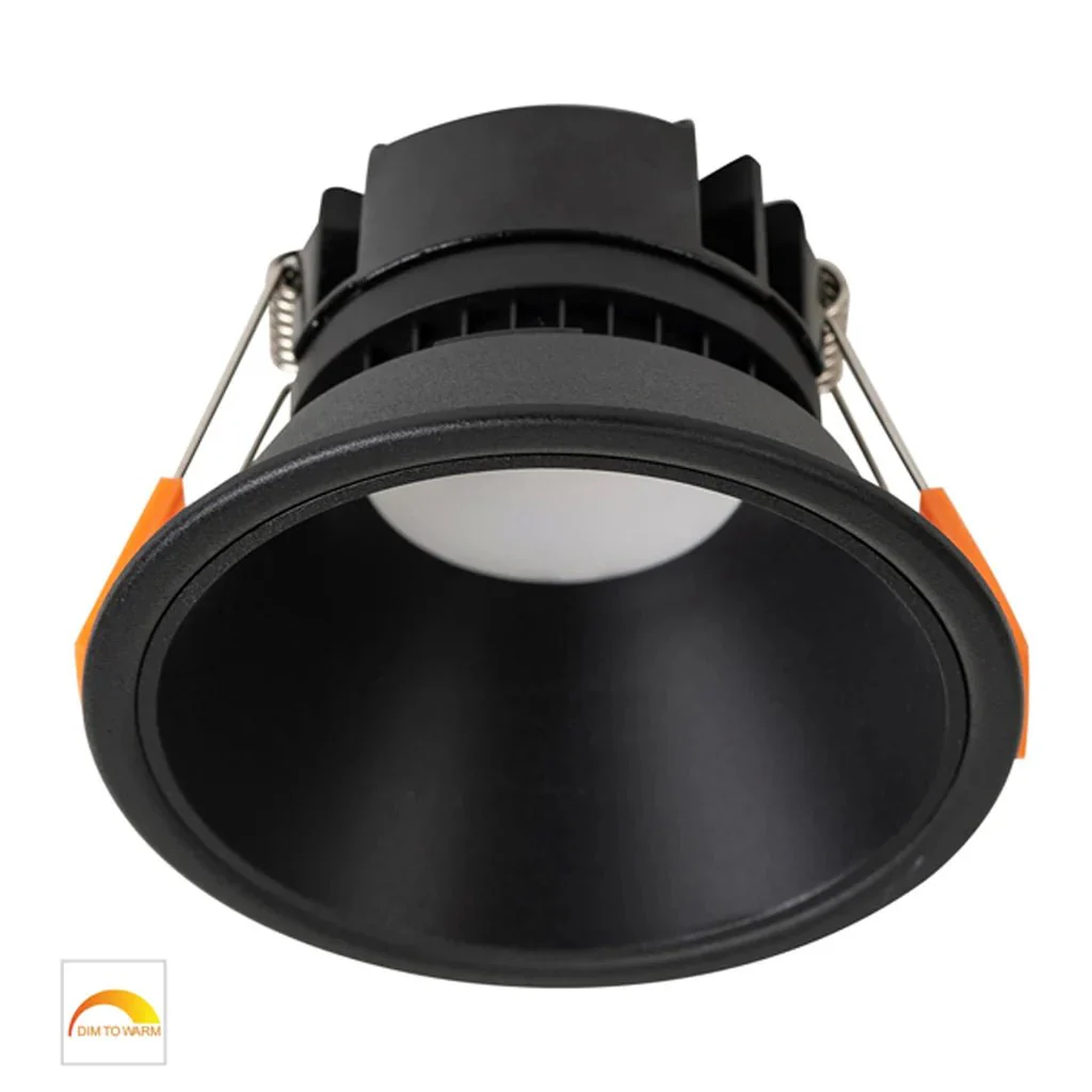 Gleam LED Downlight 9w Black, White CCT HV5528D2W Havit Lighting - Image 4