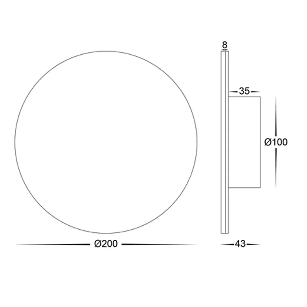 Halo LED Wall Light CCT 12w in Black or White Havit Lighting - HV3592T - Image 13
