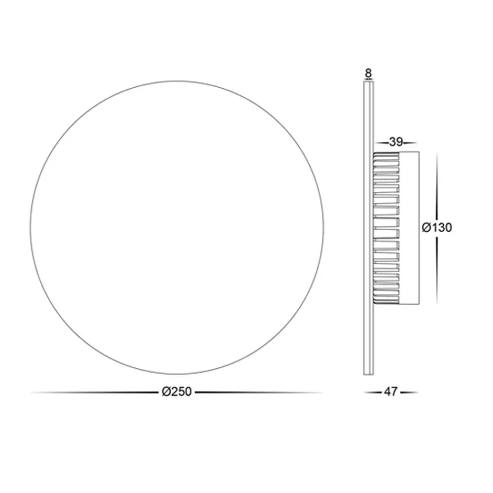 Halo LED Wall Light CCT 18w in Black or White Havit Lighting - HV3593T - Image 11