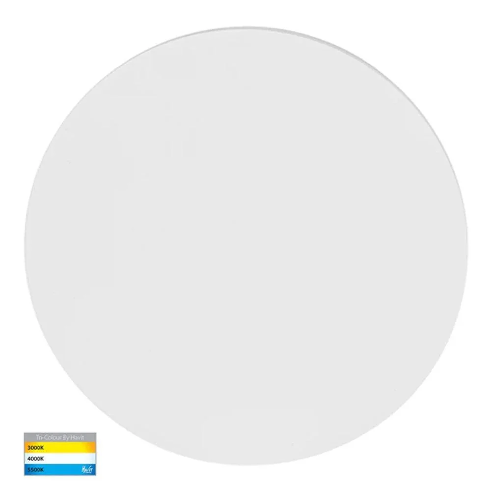 Halo LED Wall Light CCT 18w in Black or White Havit Lighting - HV3593T - Image 7