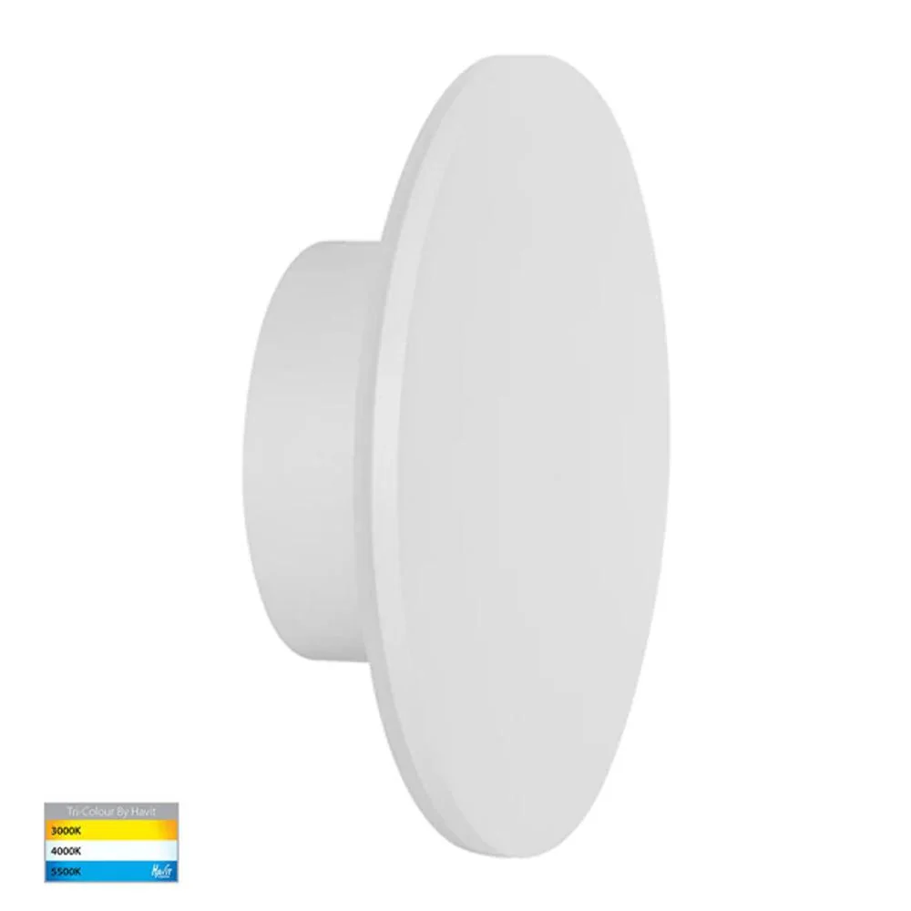 Halo LED Wall Light CCT 18w in Black or White Havit Lighting - HV3593T - Image 9