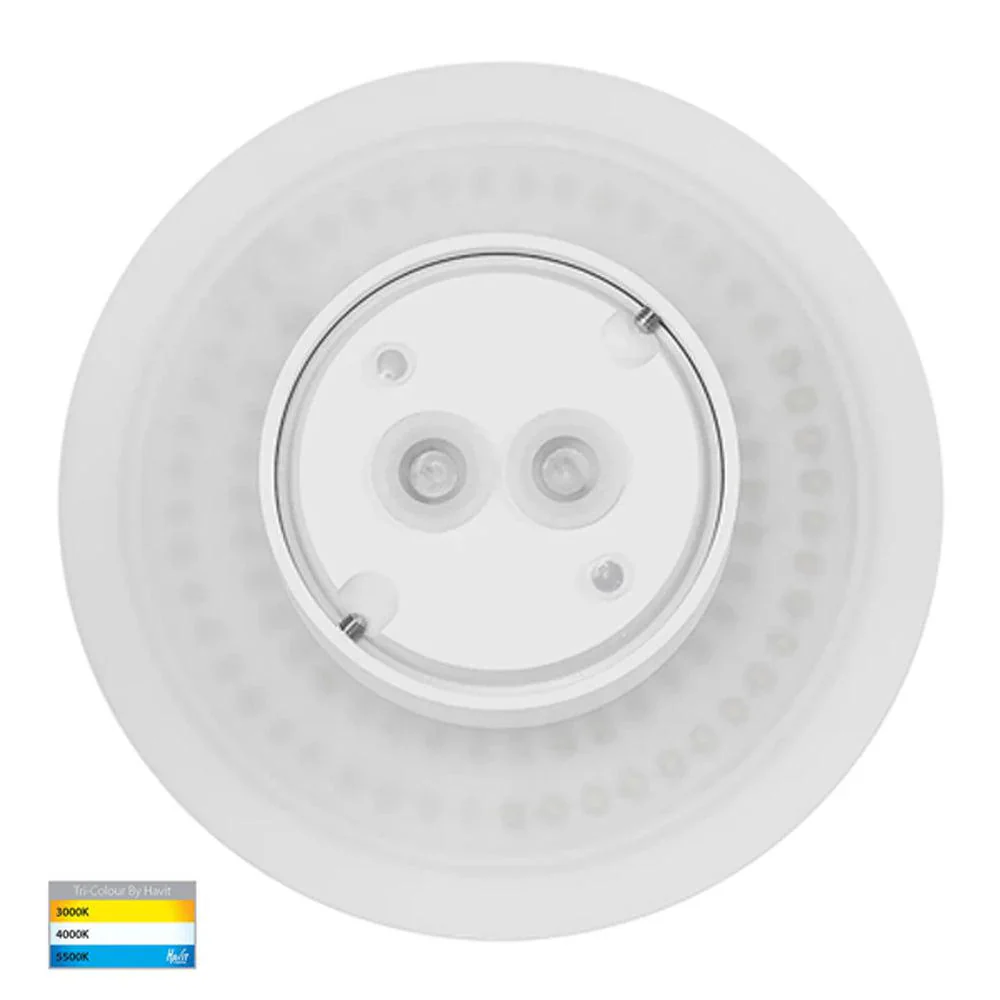 Halo LED Wall Light CCT 24w in Black or White Havit Lighting - HV3594T - Image 12