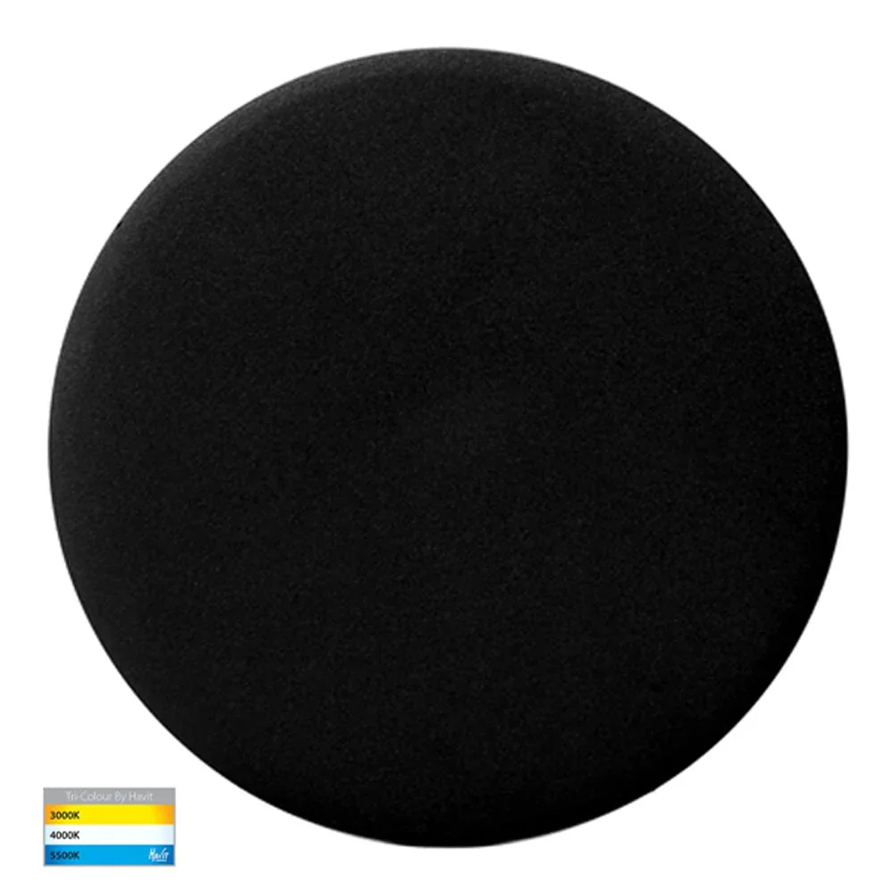 Halo LED Wall Light CCT 24w in Black or White Havit Lighting - HV3594T - Image 2