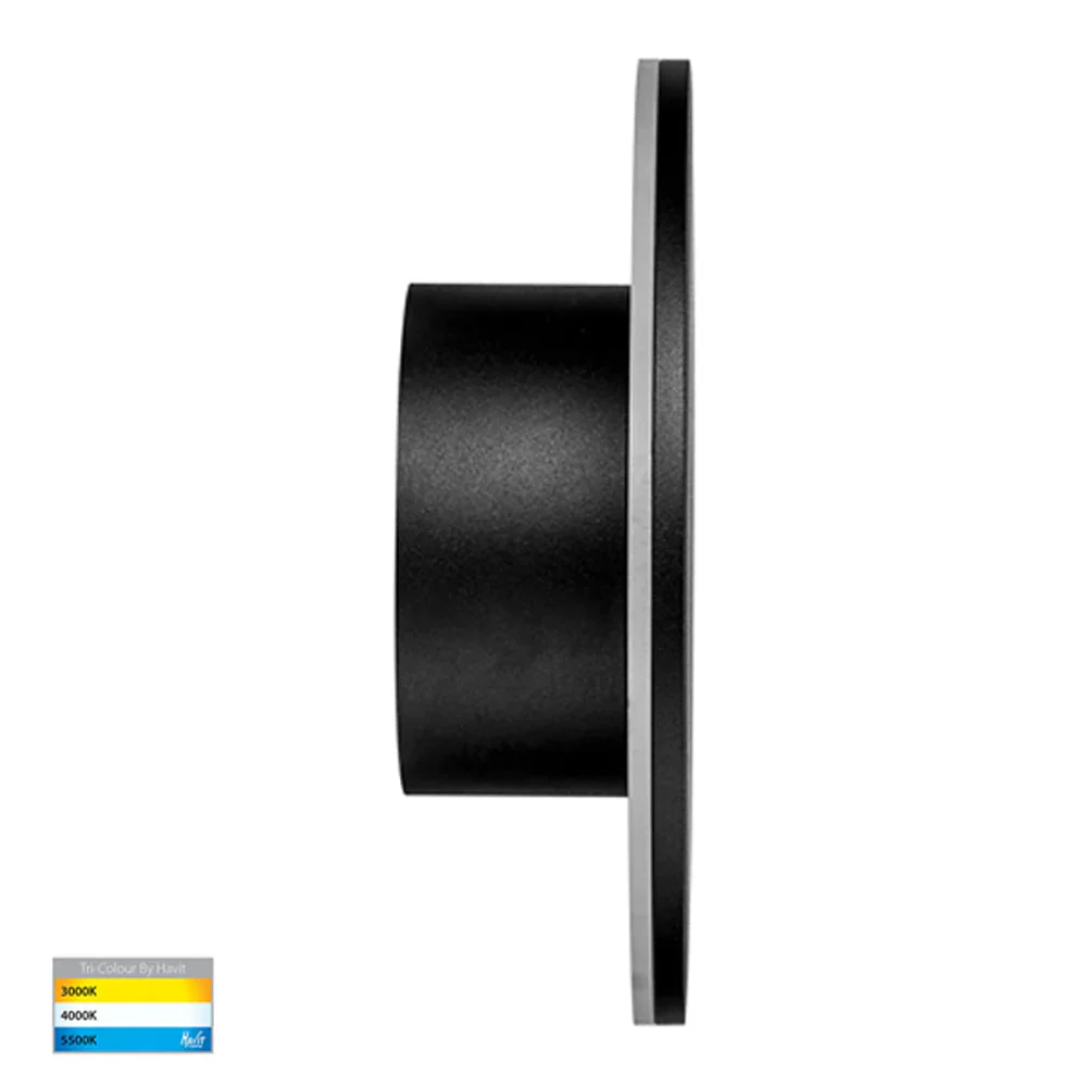 Halo LED Wall Light CCT 24w in Black or White Havit Lighting - HV3594T - Image 5