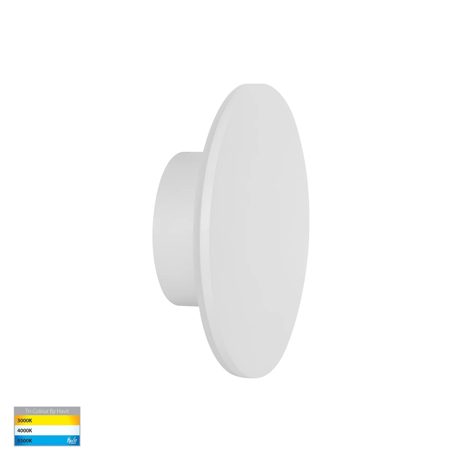 Halo LED Wall Light CCT 7w in Black or White Havit Lighting - HV3591T - Image 11
