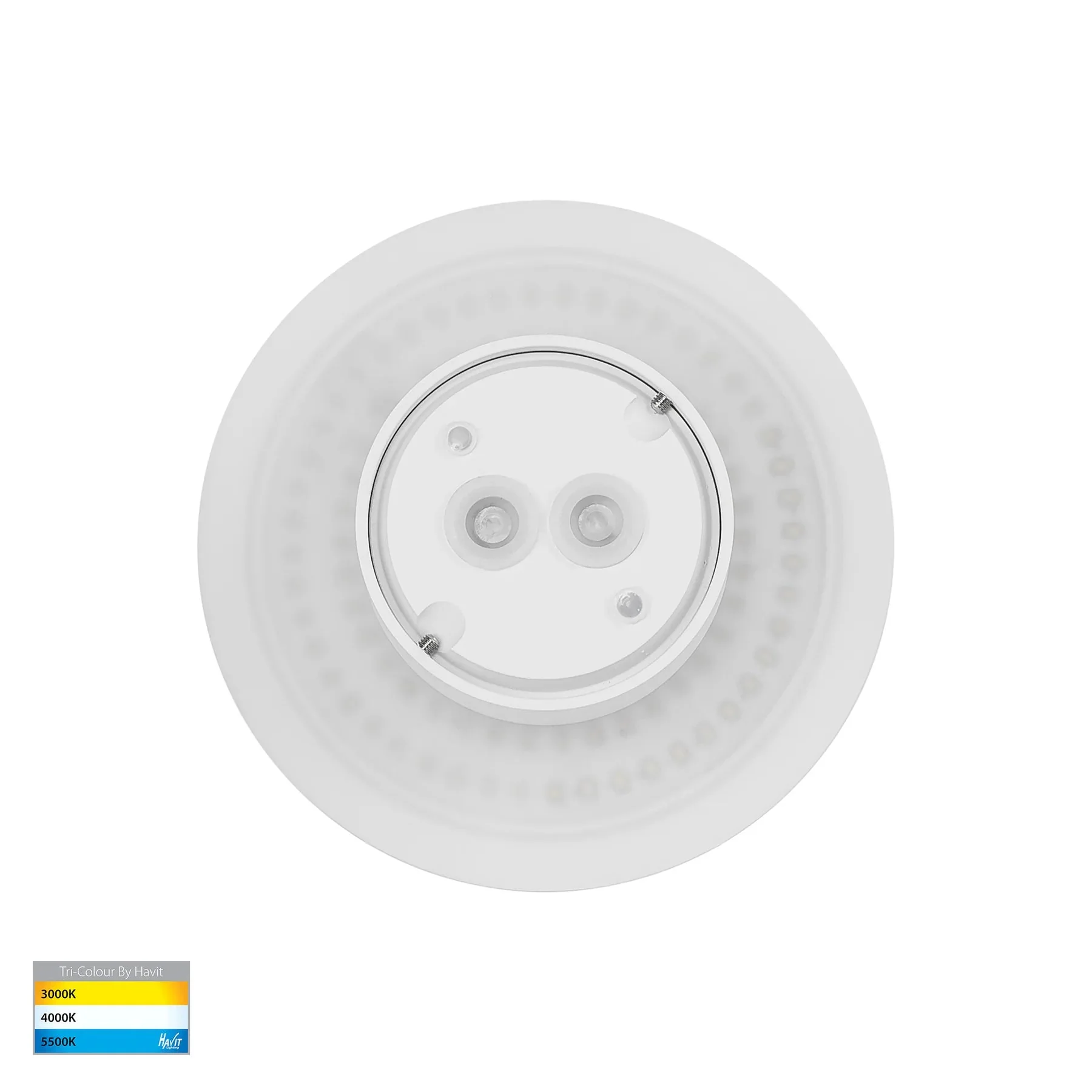 Halo LED Wall Light CCT 7w in Black or White Havit Lighting - HV3591T - Image 12