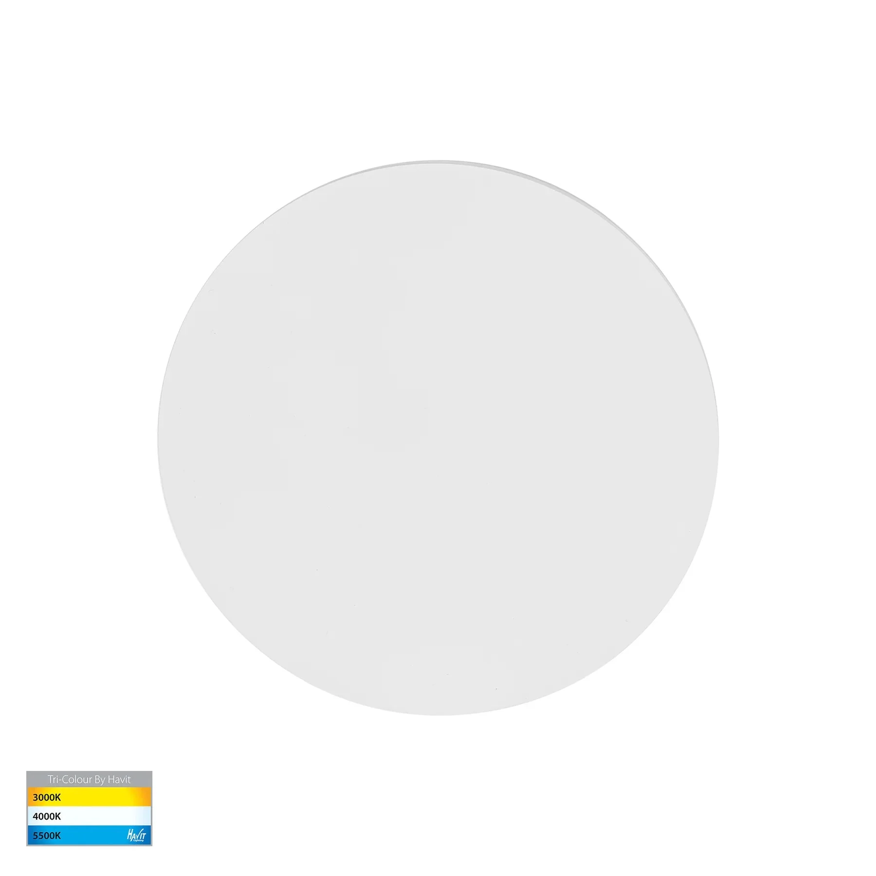 Halo LED Wall Light CCT 7w in Black or White Havit Lighting - HV3591T - Image 2