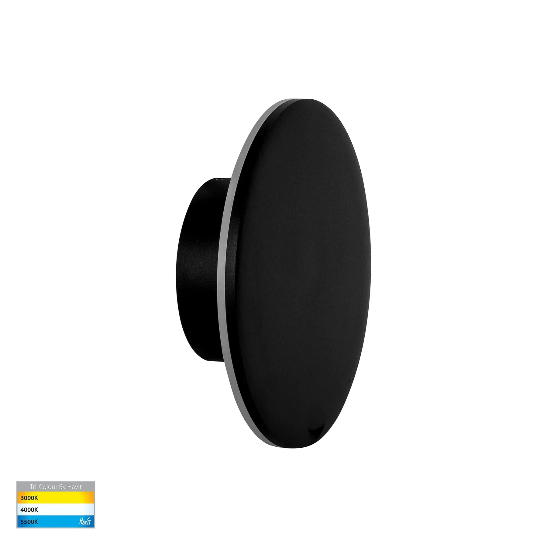 Halo LED Wall Light CCT 7w in Black or White Havit Lighting - HV3591T - Image 4