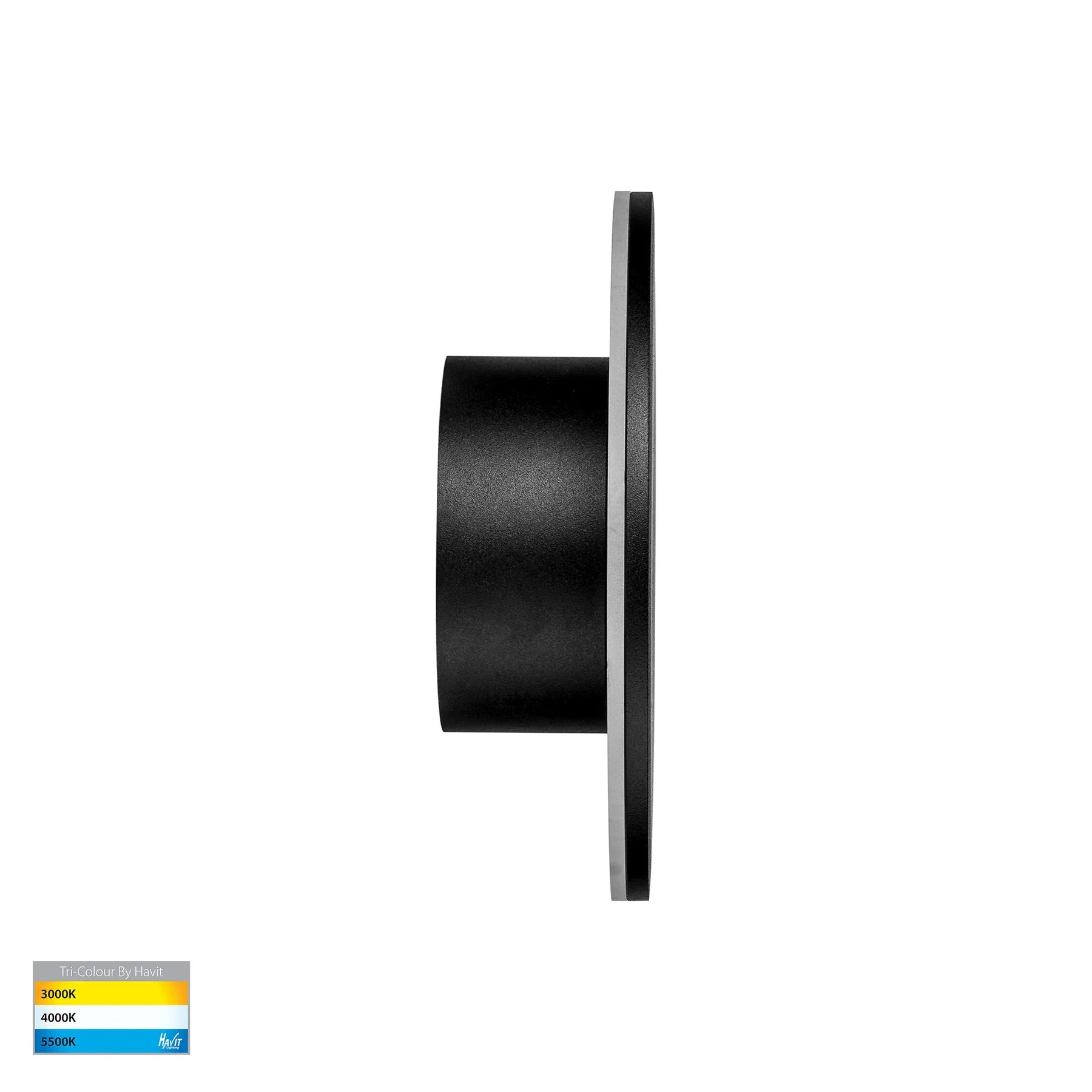Halo LED Wall Light CCT 7w in Black or White Havit Lighting - HV3591T - Image 5
