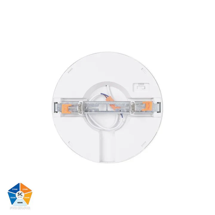 Havit Auster 18w LED Ceiling Mounted White Oyster Light - HV5863S-WHT - Image 4