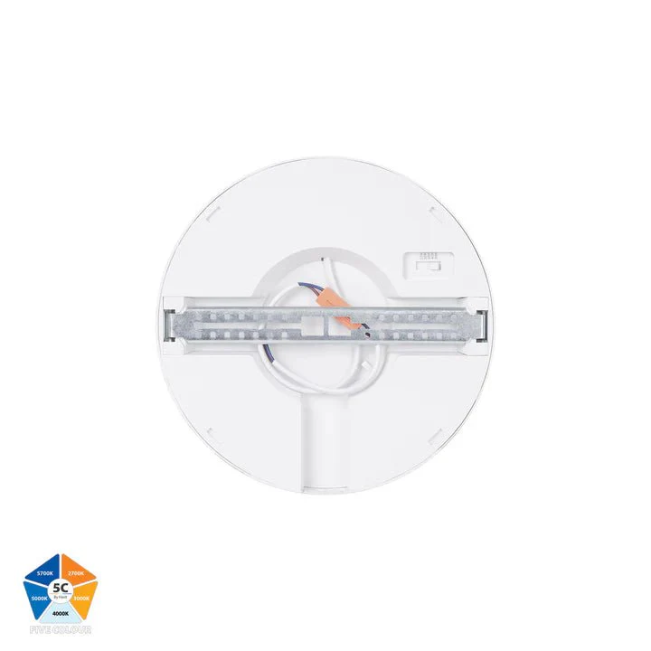 Havit Auster 18w LED Ceiling Mounted White Oyster Light - HV5863S-WHT - Image 5